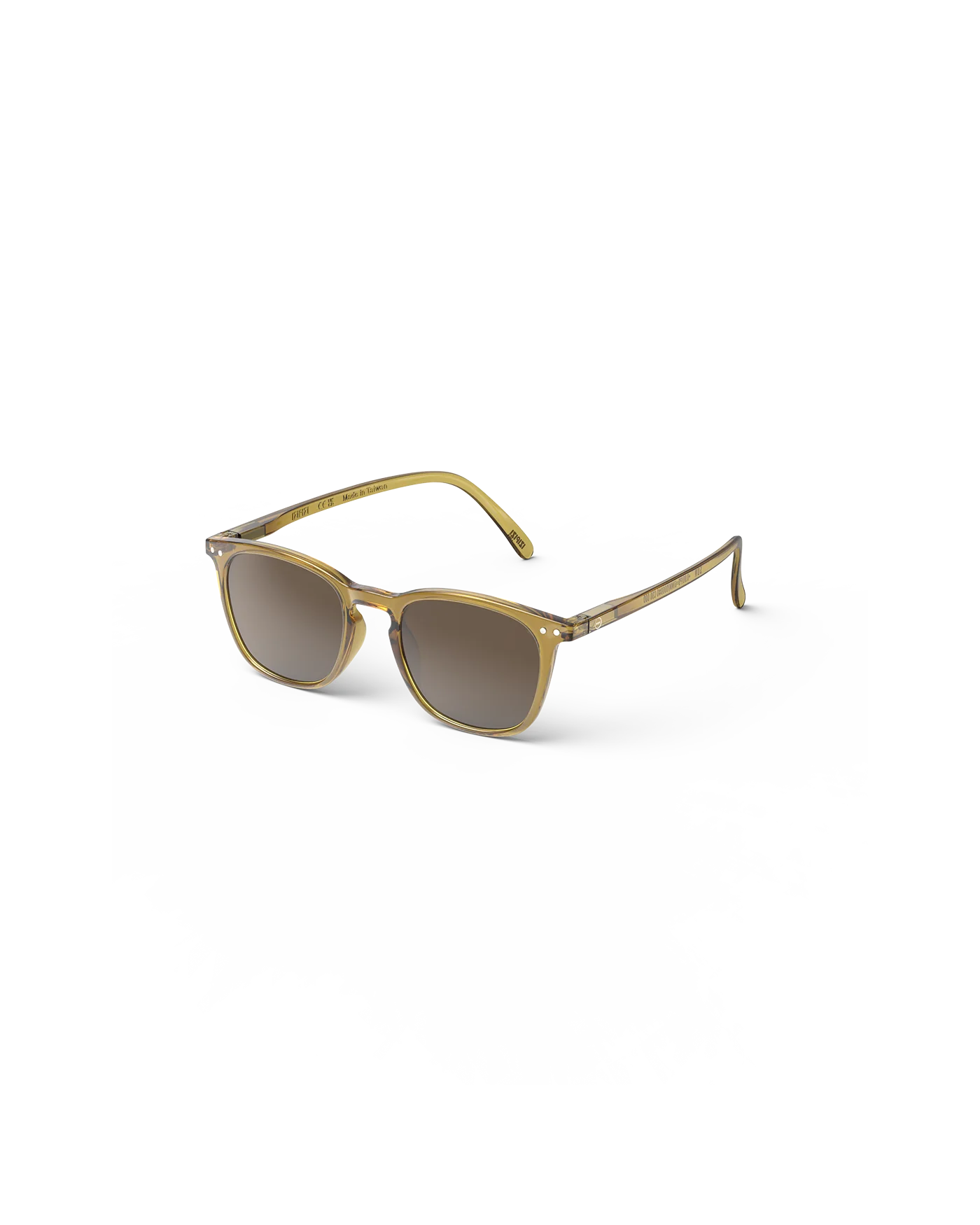 #E Sunglasses - Golden Green