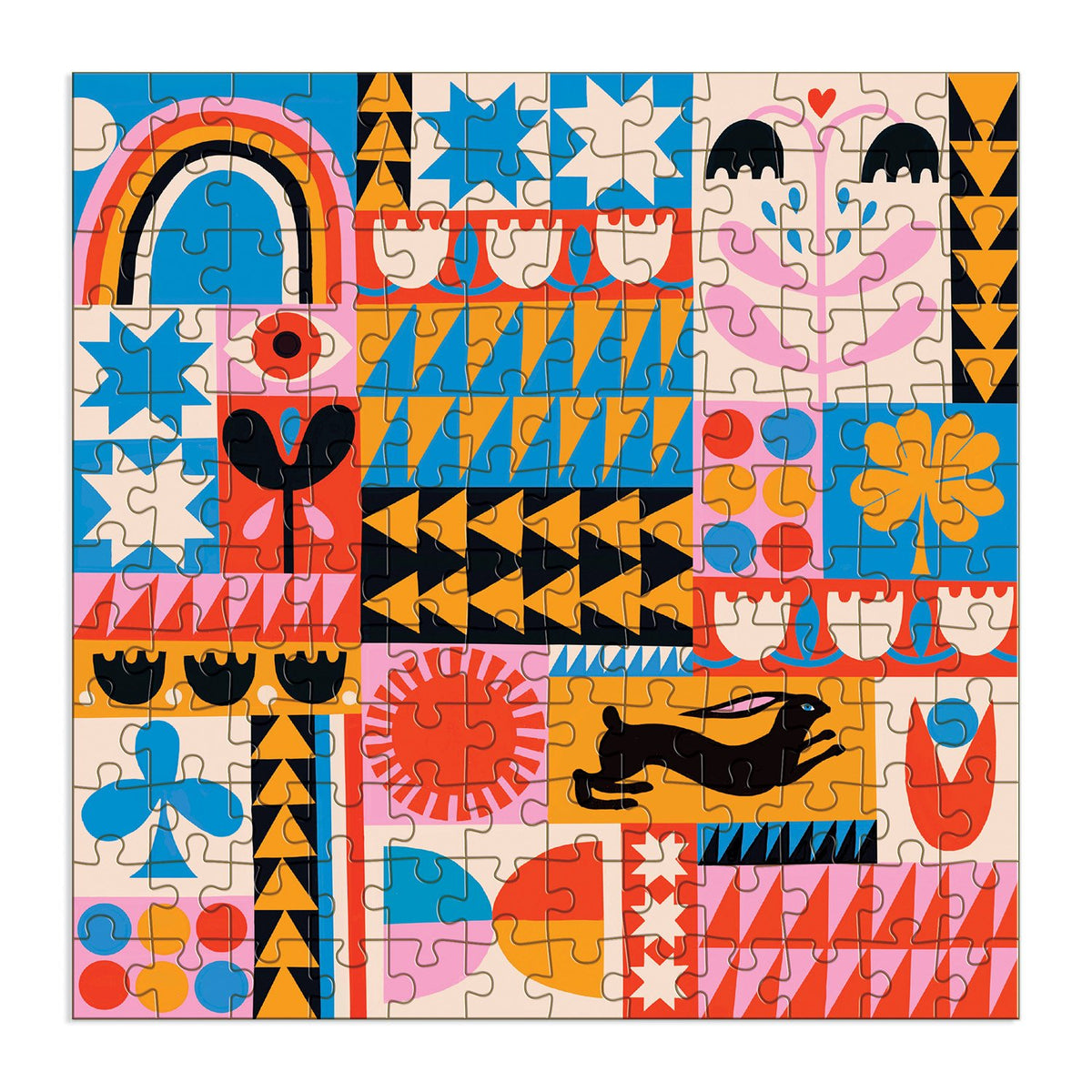 Lisa Congdon Rabbit Quilt 144pc Puzzle