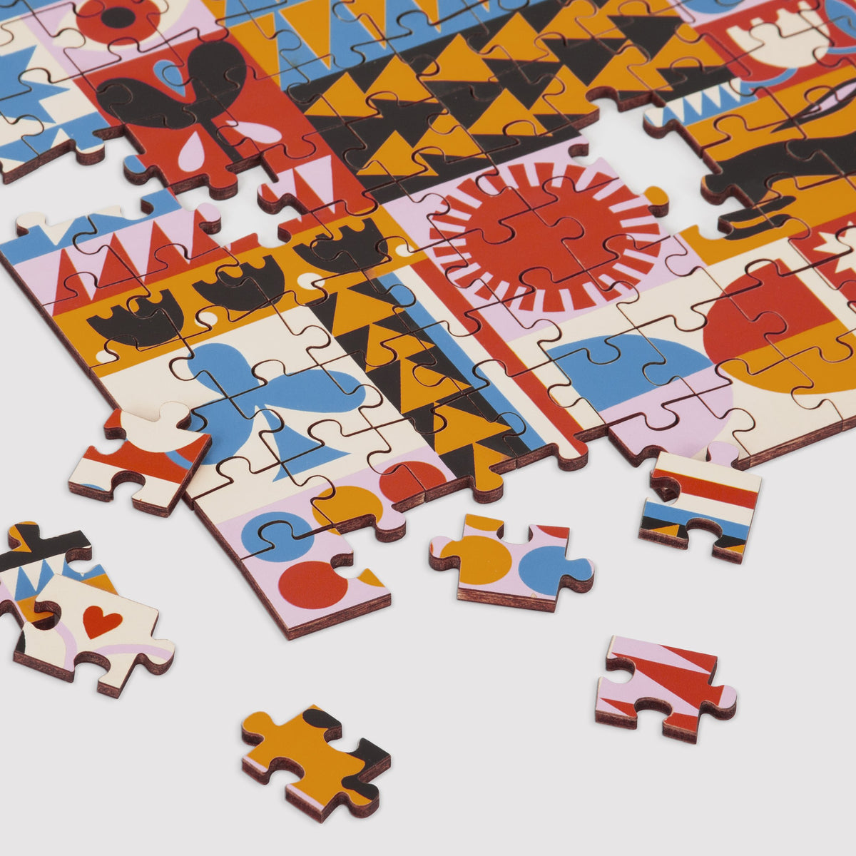 Lisa Congdon Rabbit Quilt 144pc Puzzle