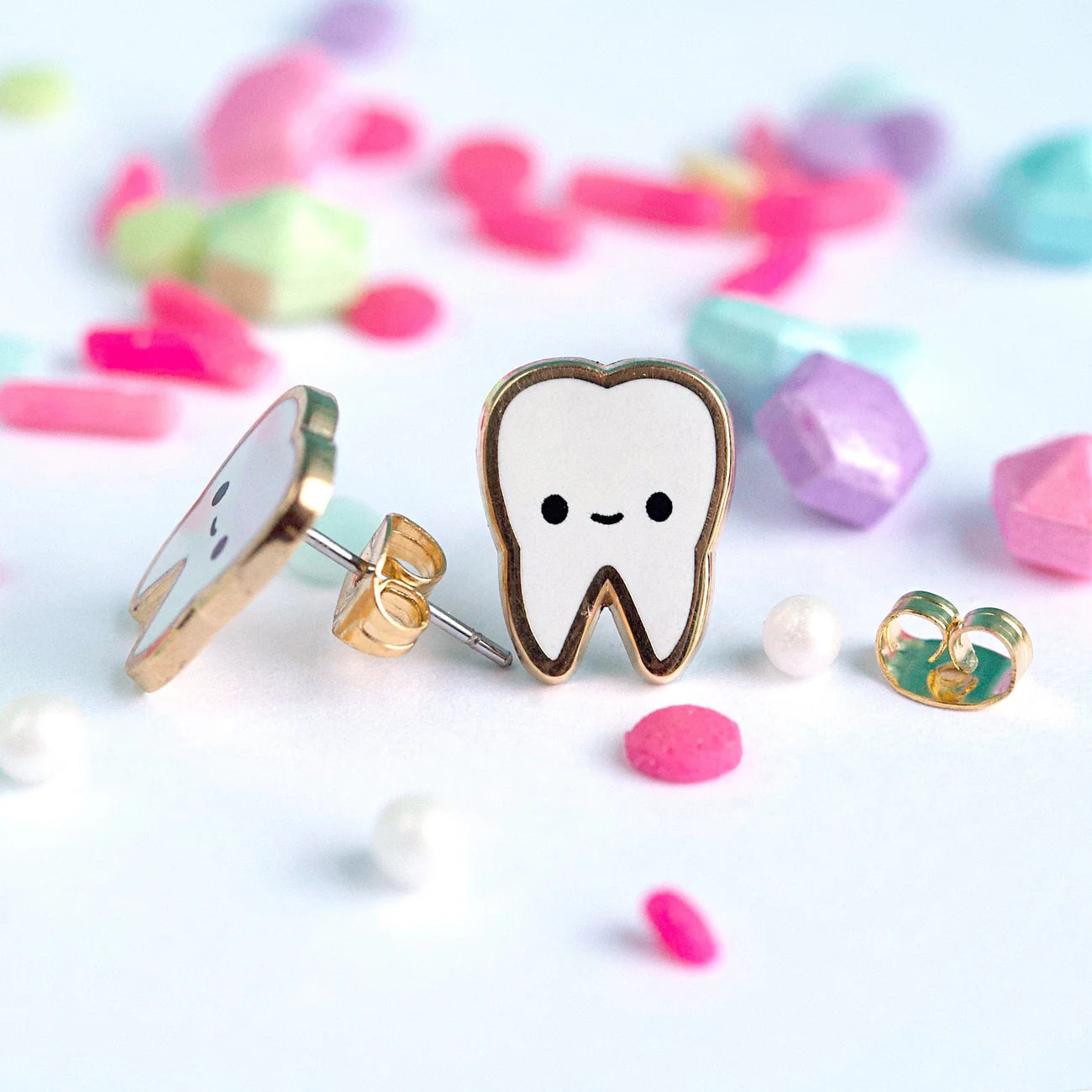 Teeth Enamel Earrings