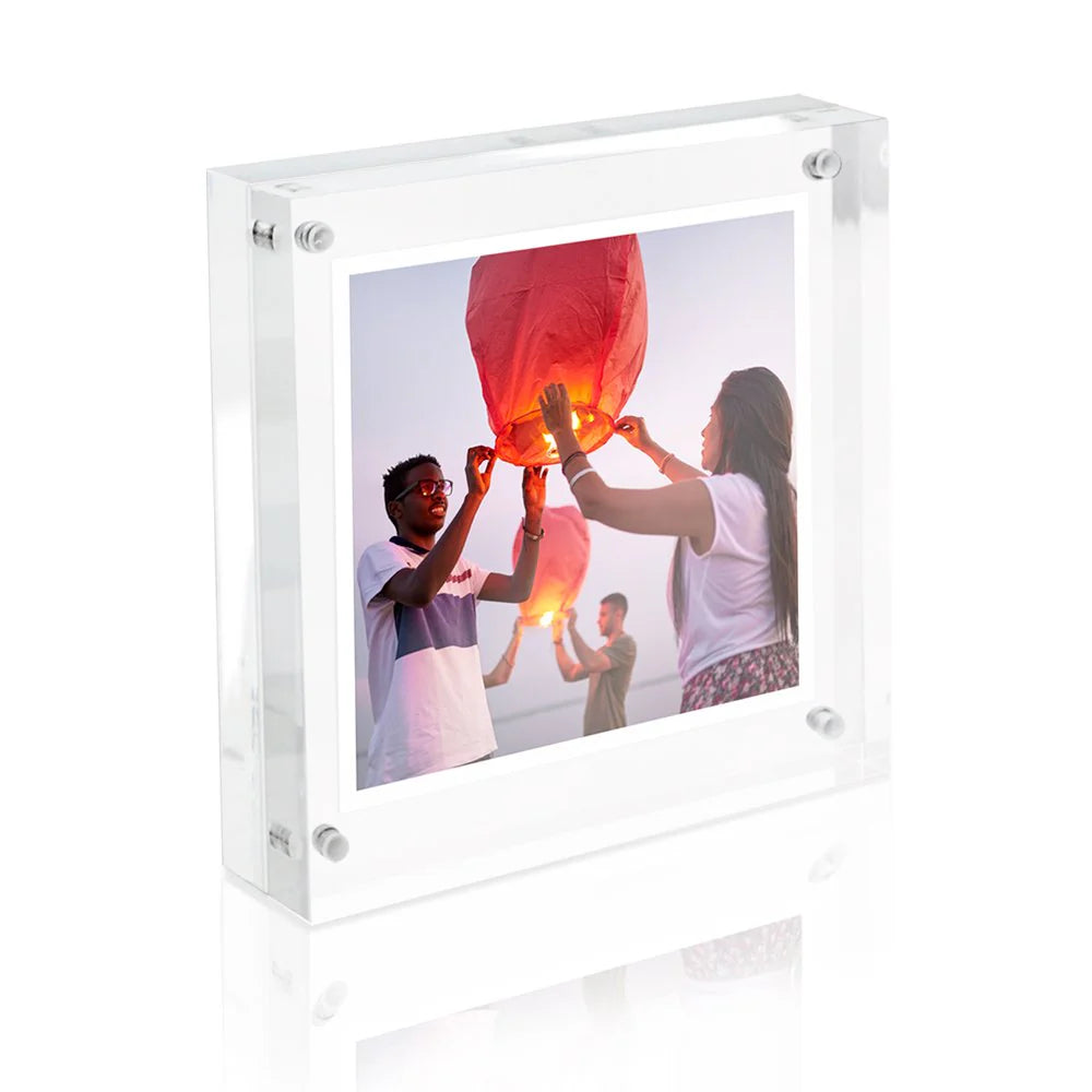 Thick Acrylic Magnetic Block Frame - 4x4