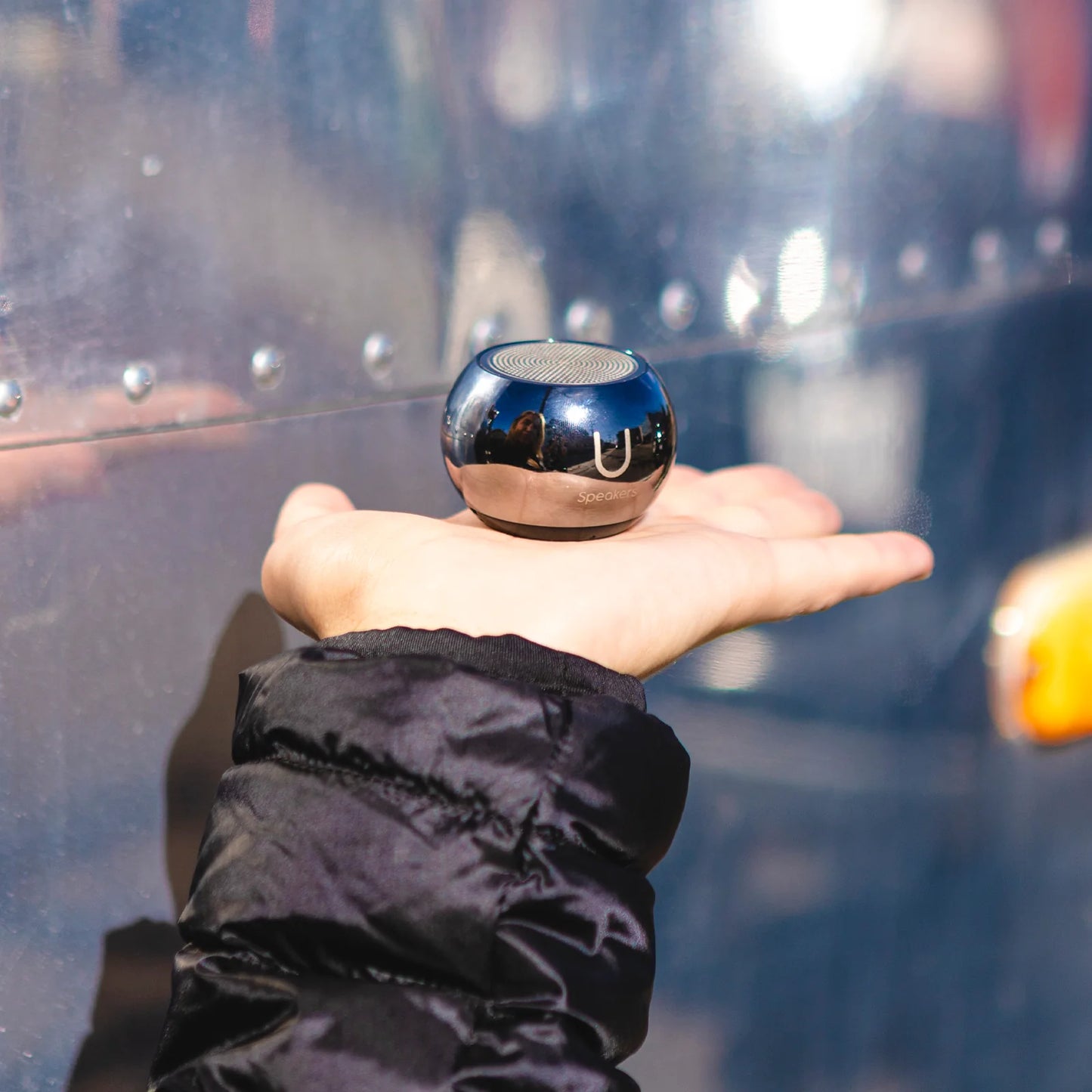 U Mini Speaker Mirror Hematite