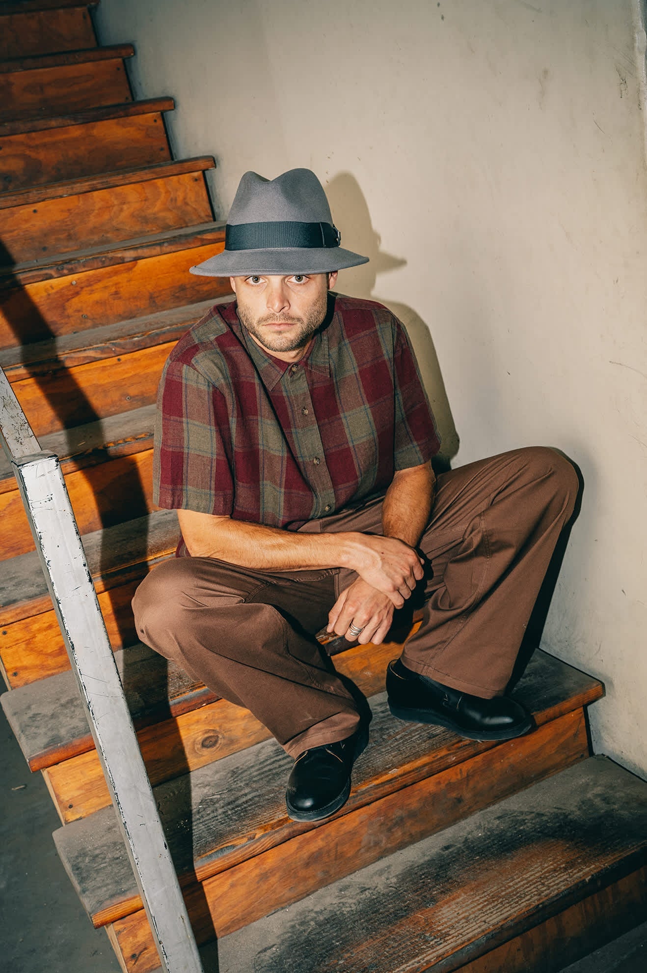 Cru Linen Blend Woven - Olive Surplus/Port