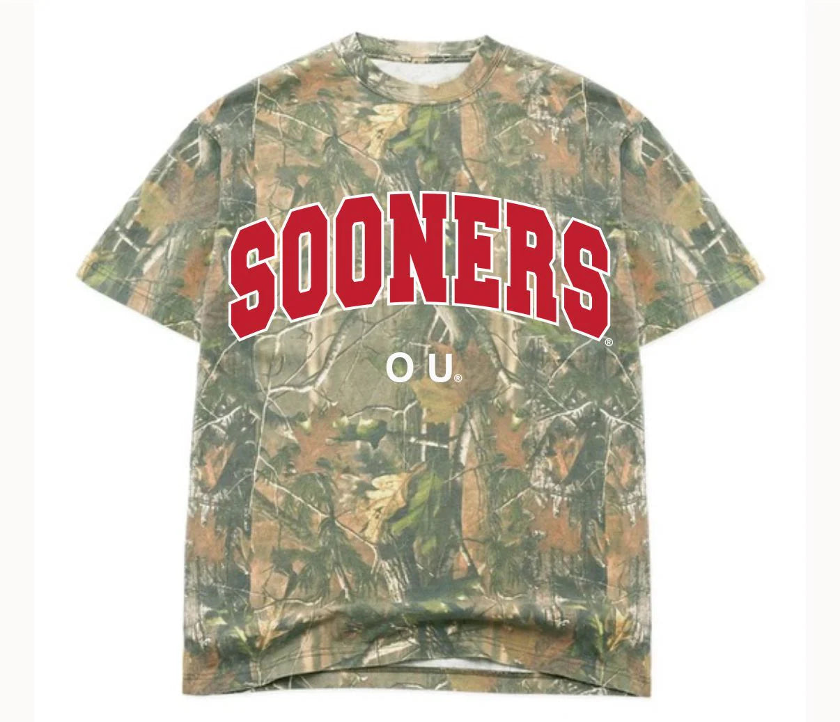 OU Sooners Filled Gault Camo Tee