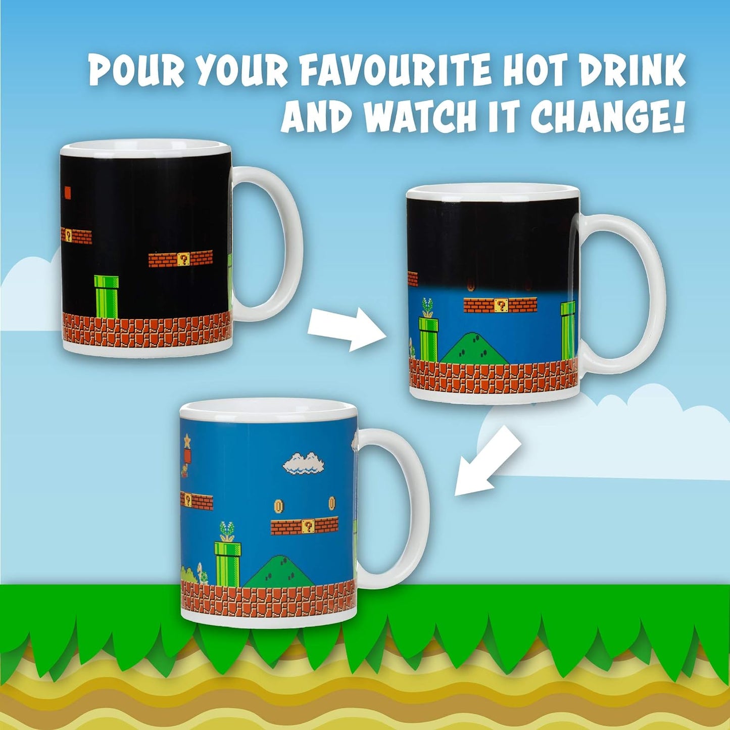 Super Marios Bros Heat Change Mug