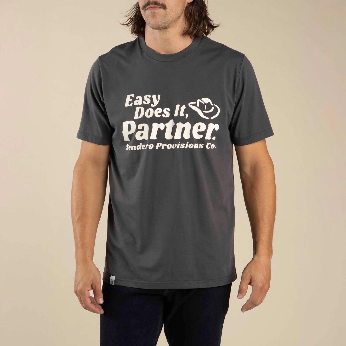 Easy Does It T-Shirt - Vintage Black