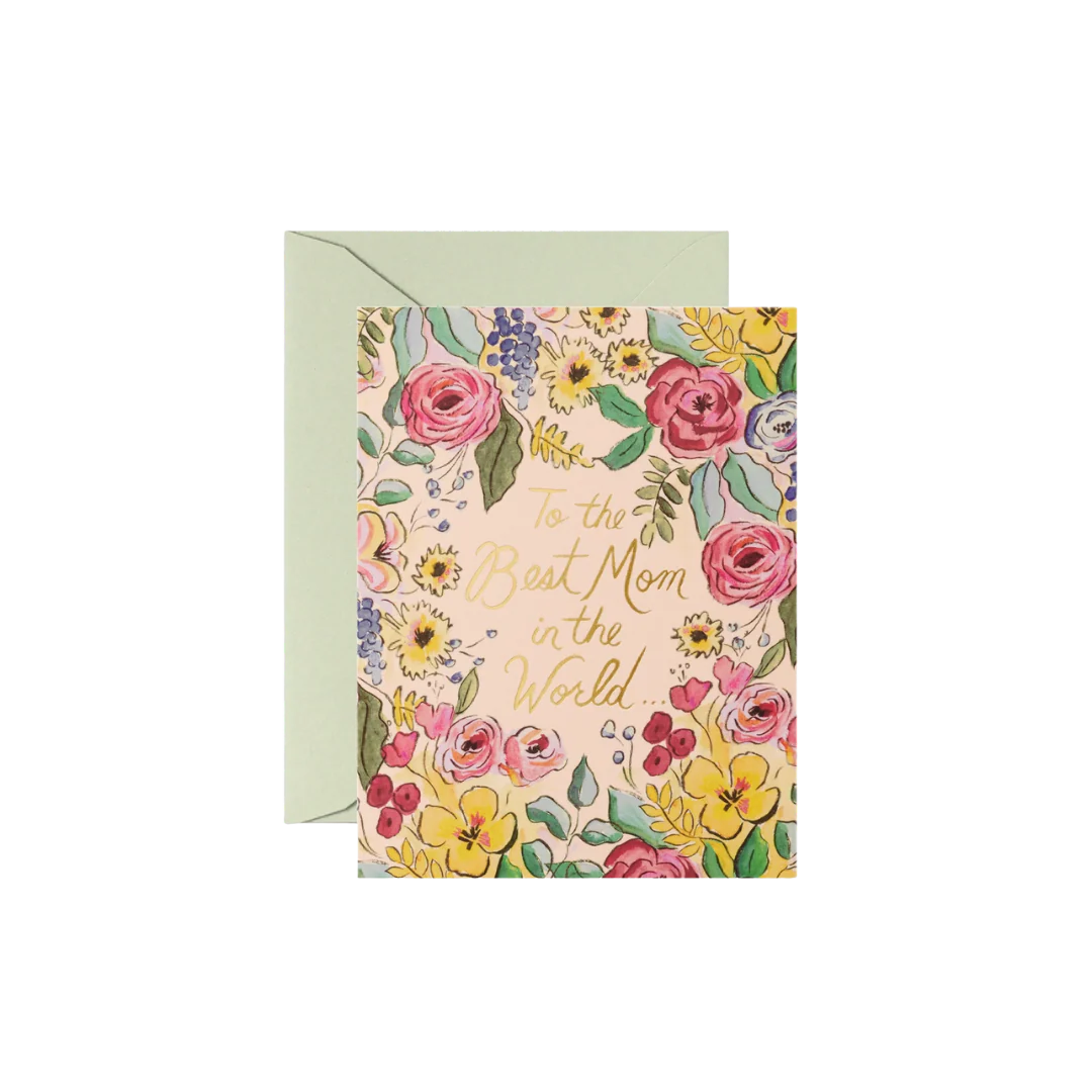 Best Mom in the World Card