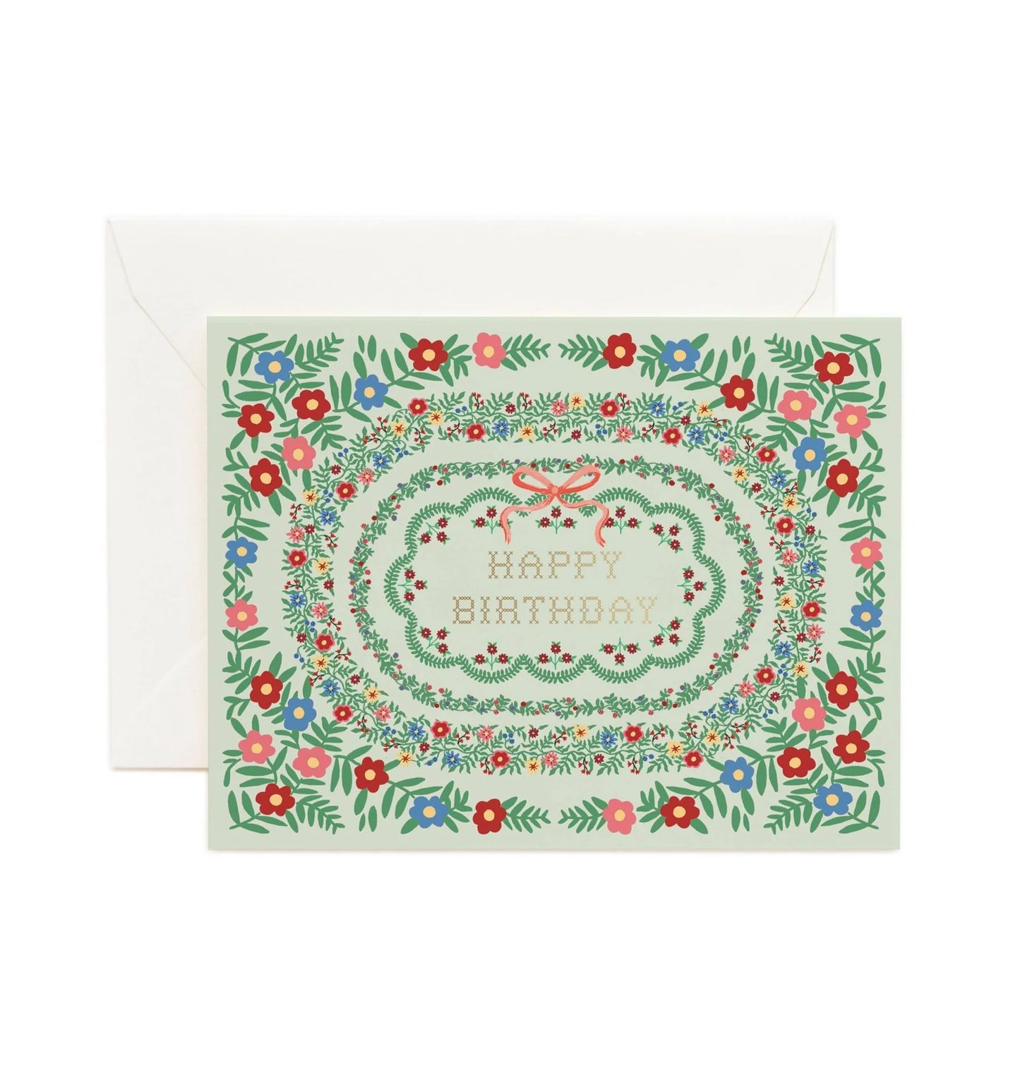 Rosette Birthday Card