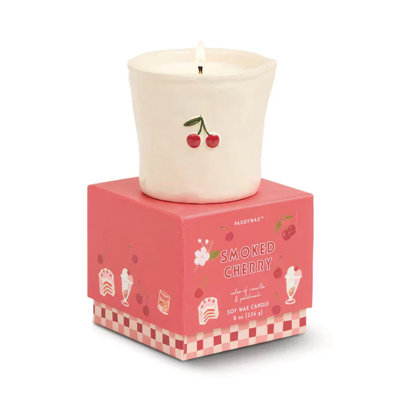 8oz Bistro Candle - Smoked Cherry