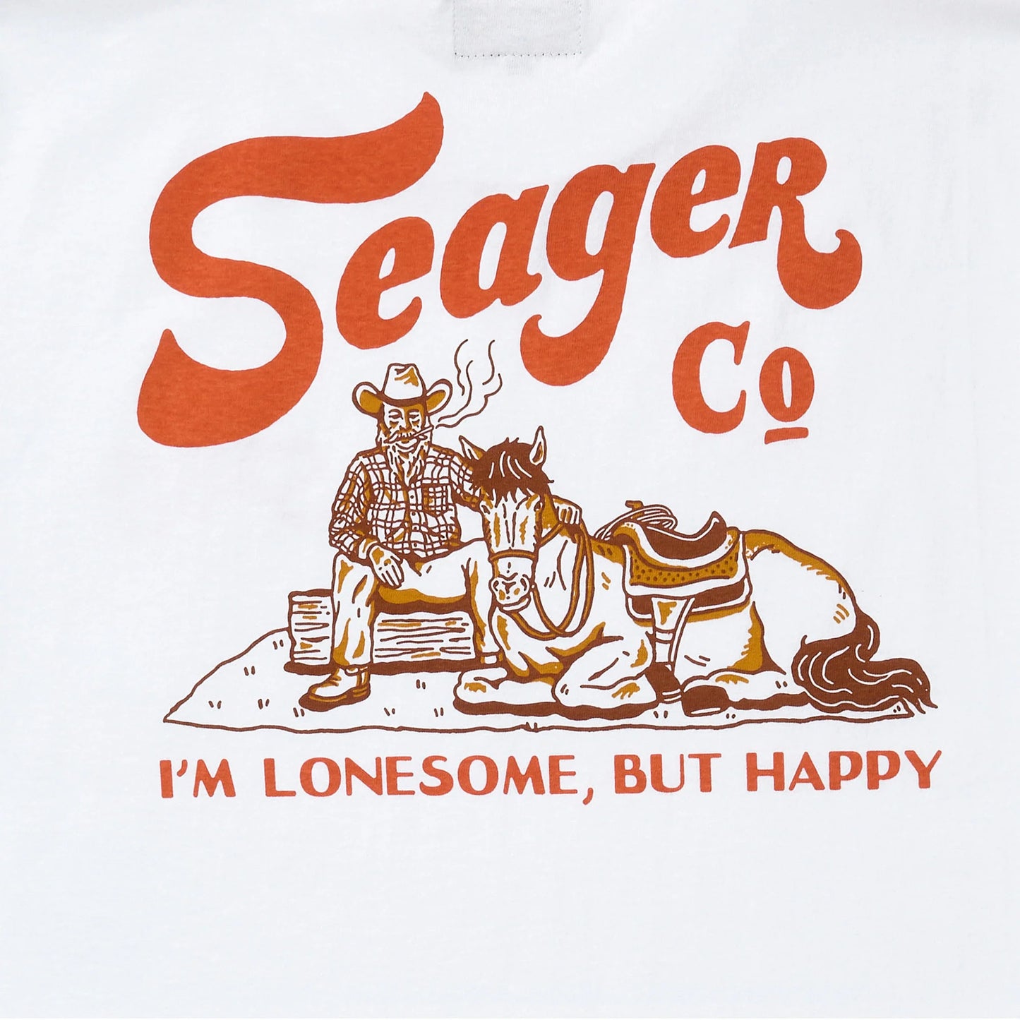 Lonesome Tee - White