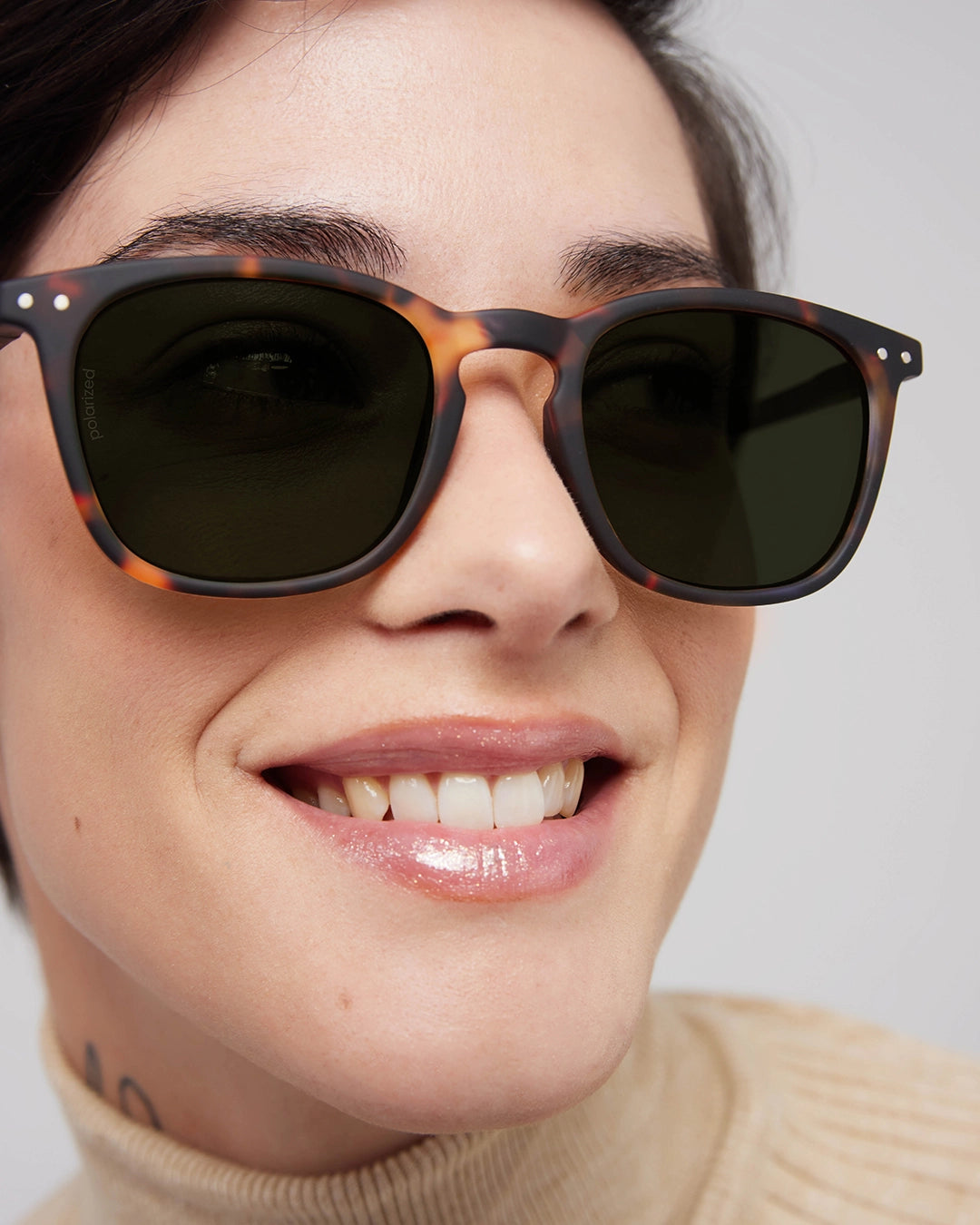 #E Polarized Sunglasses - Tortoise
