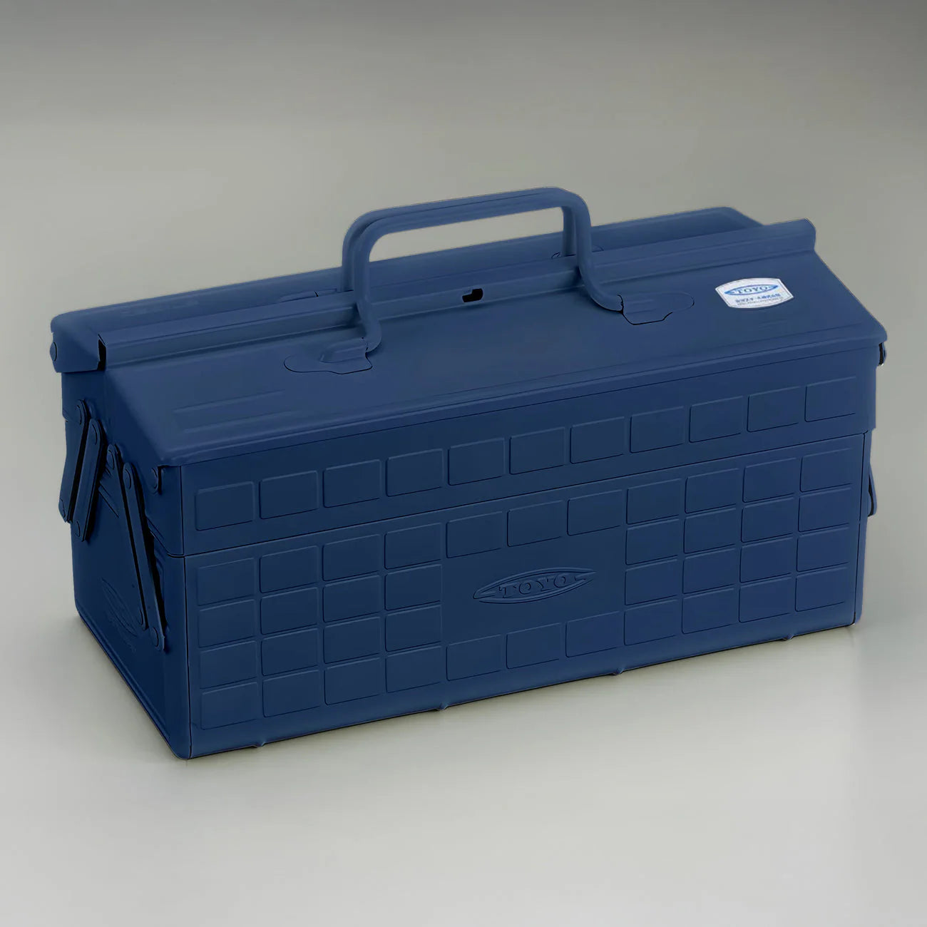 Steel Toolbox w/ Cantilever Lid - Indigo