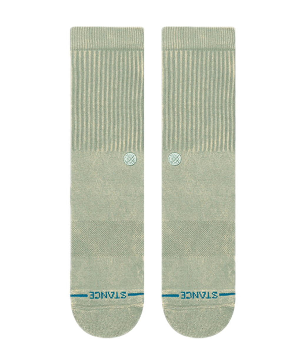 Icon Dyed Crew Socks - Sea Green