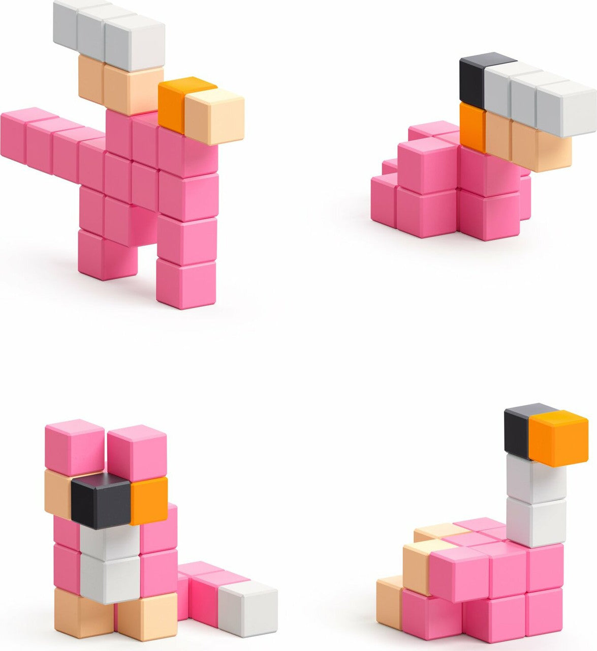 Flamingo Magnetic Blocks