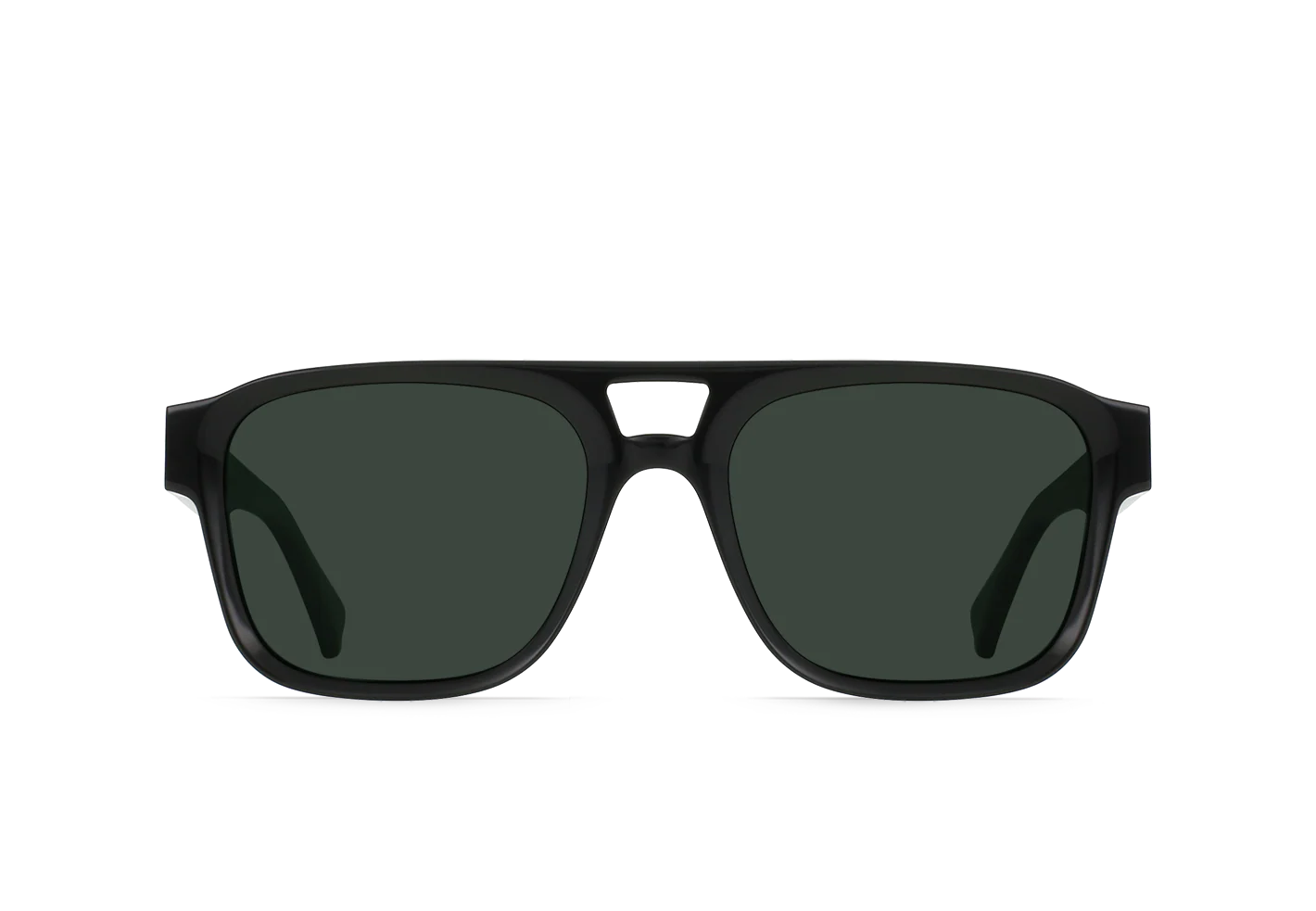 Rifka Sunglasses Recycled Black / Green Polarized