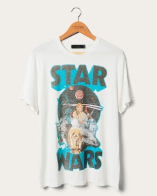 Star Wars Poster Art Vintage Tee - White