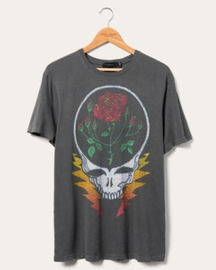 Grateful Dead Roses & Bolts Vintage Tee - Vintage Black