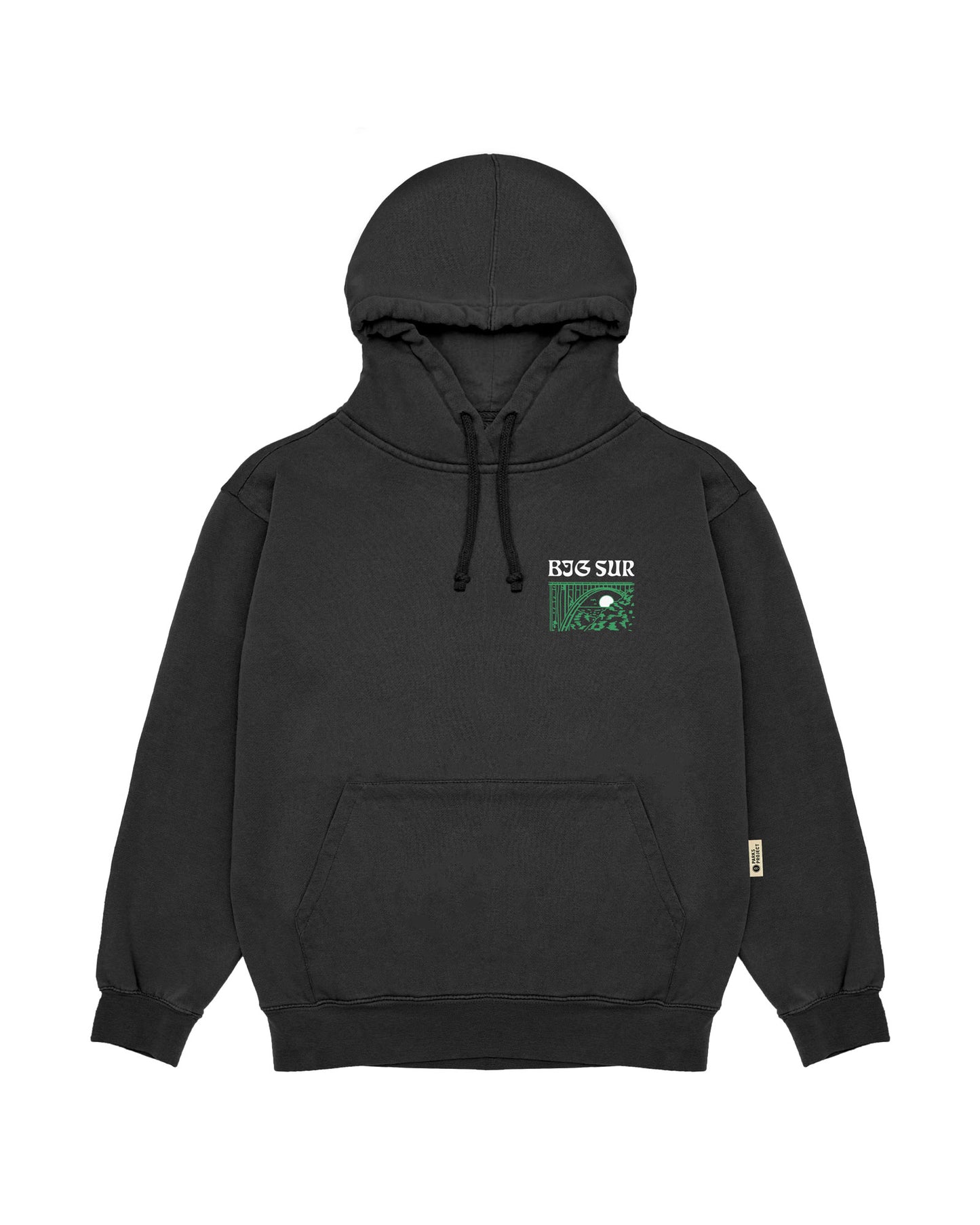 Big Sur Puff Print Bridges Hoodie Black