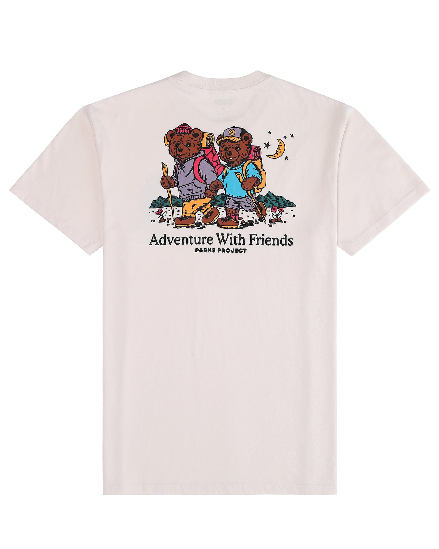 Adventure With Friends Bears Tee - Natural