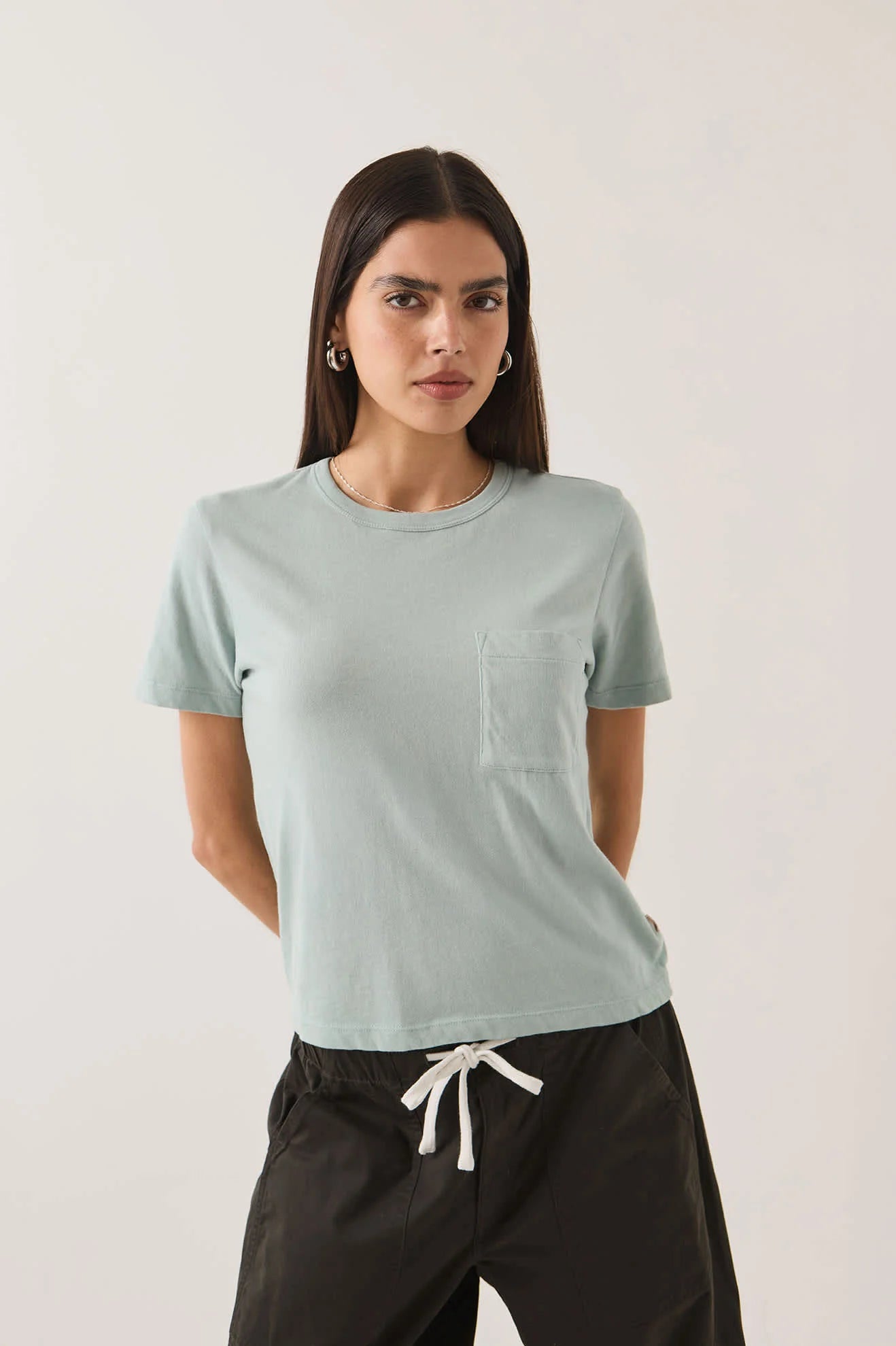 Carefree Organic GD Perfect Tee - Sea Grass