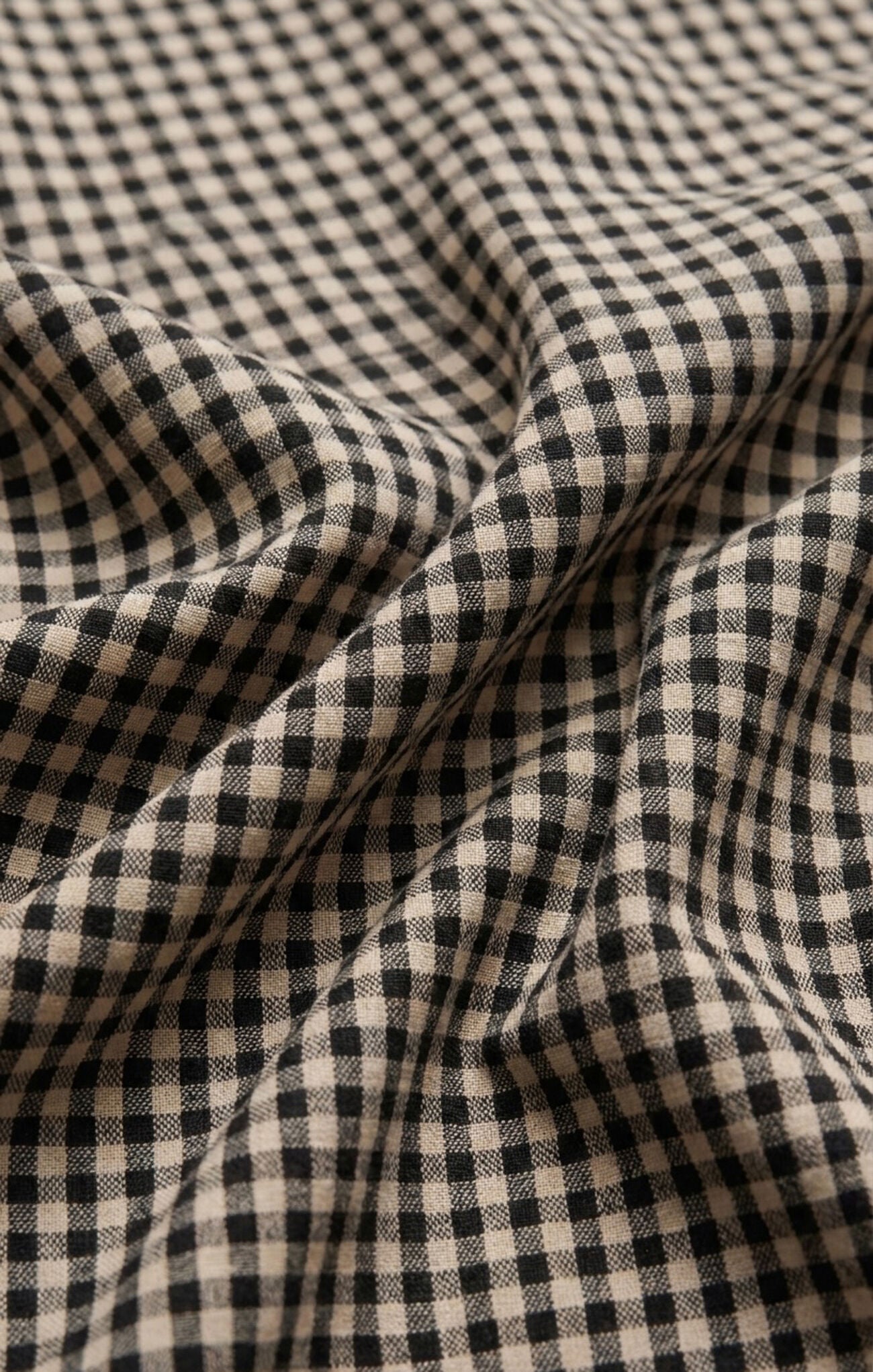 Merit Gingham Top - Black