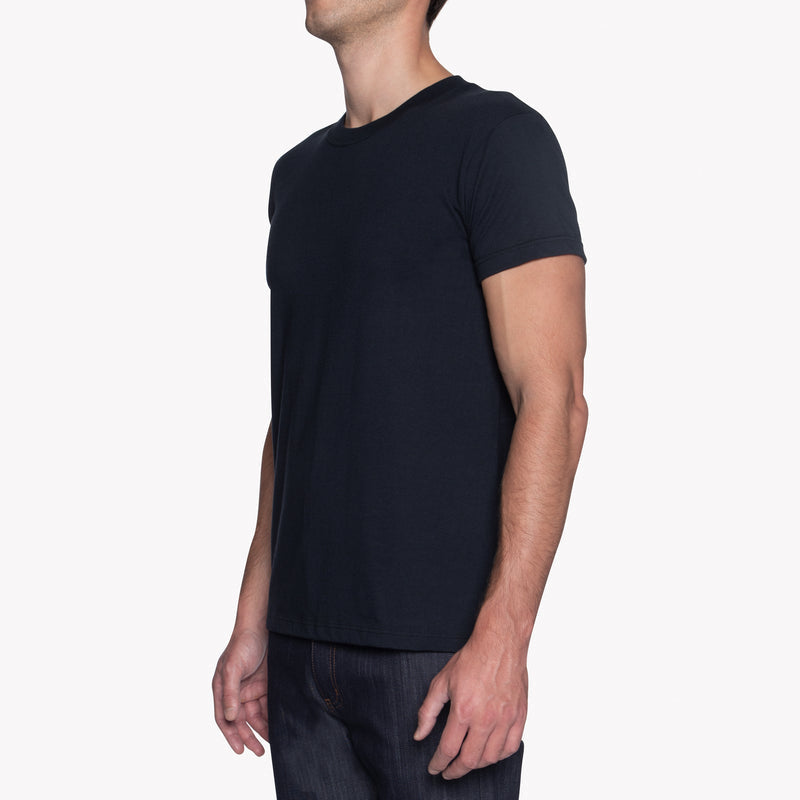 Circular Knit Tee - Black