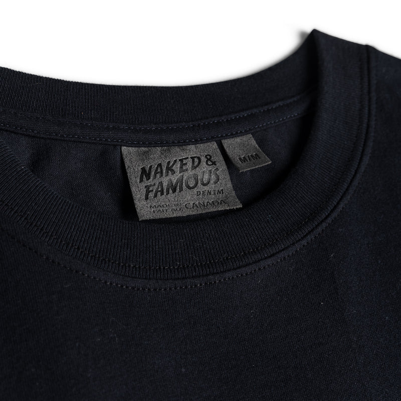 Circular Knit Tee - Black