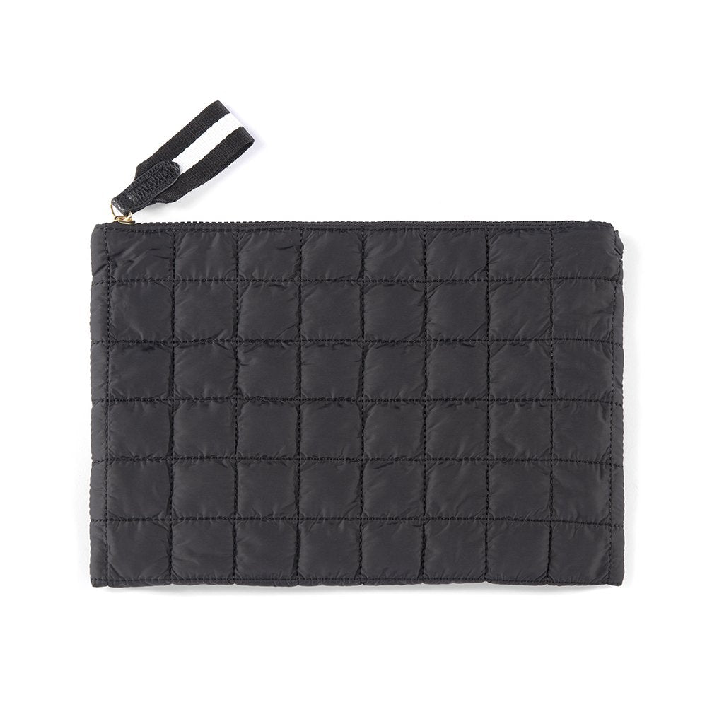 FINAL SALE - Ezra LG Zip Pouch - Black