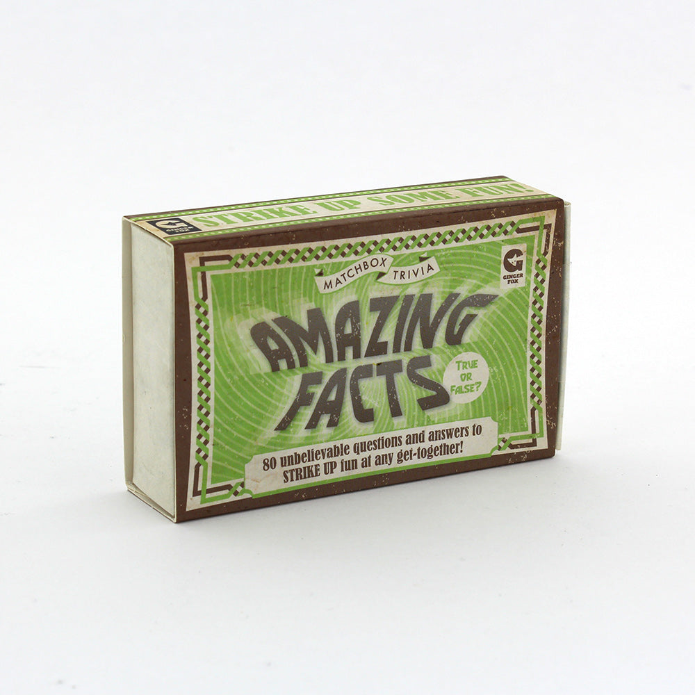 Matchbox Trivia Amazing Facts