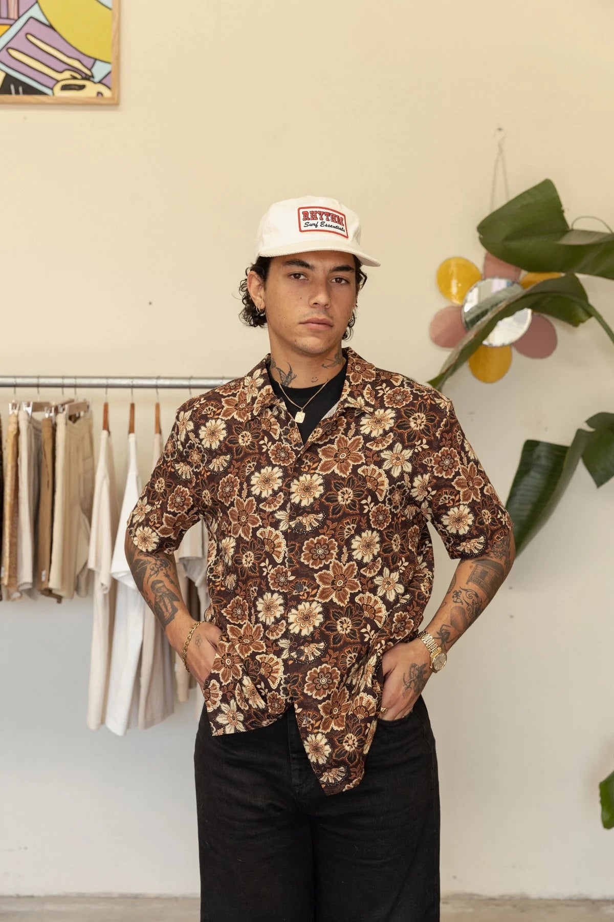 Cantabria Linen SS Shirt - Brown