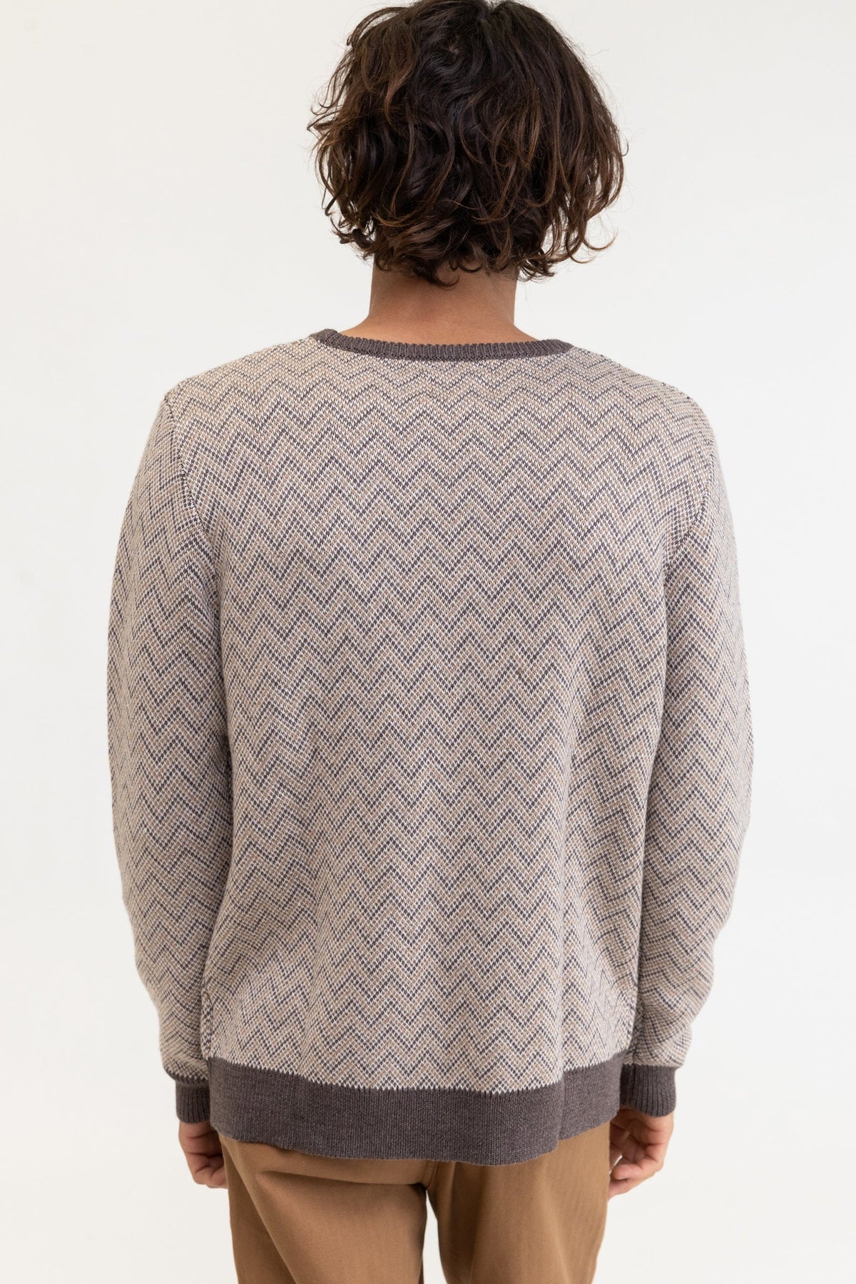 Herringbone Knit - Brown