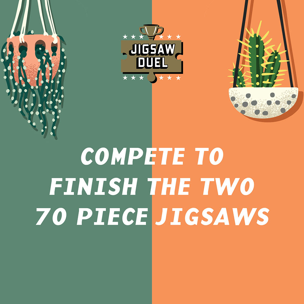 Jigsaw Duel Houseplants 70pc