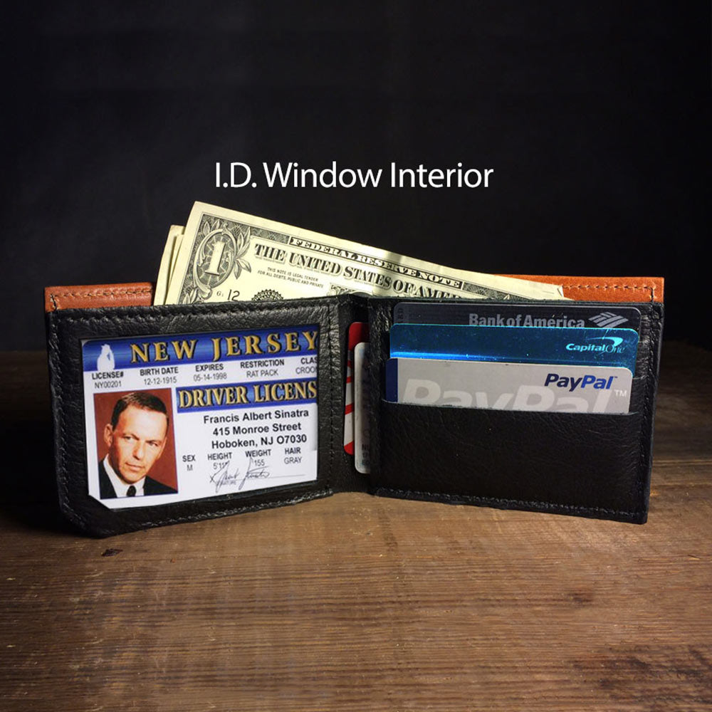 Backerton Leather Wallet - Great Wave