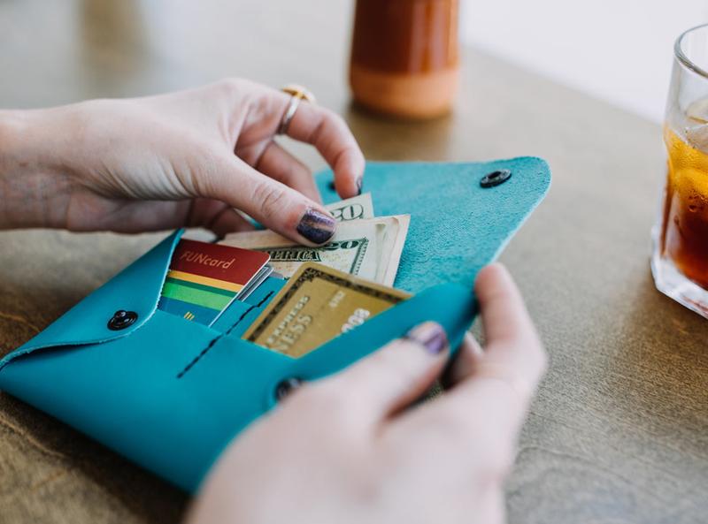 Backerton Teal Midi Wallet