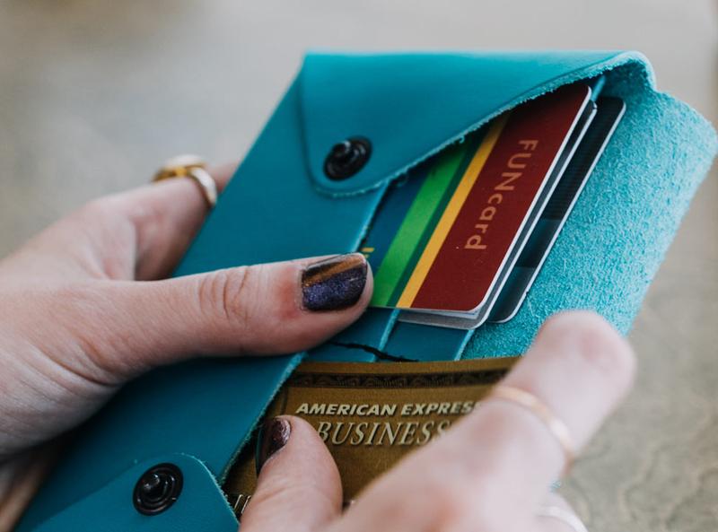 Backerton Orange Midi Wallet