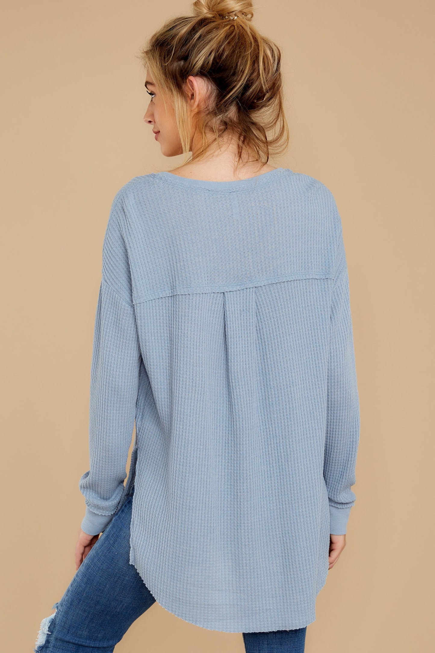 The Waffle Thermal Tunic Top