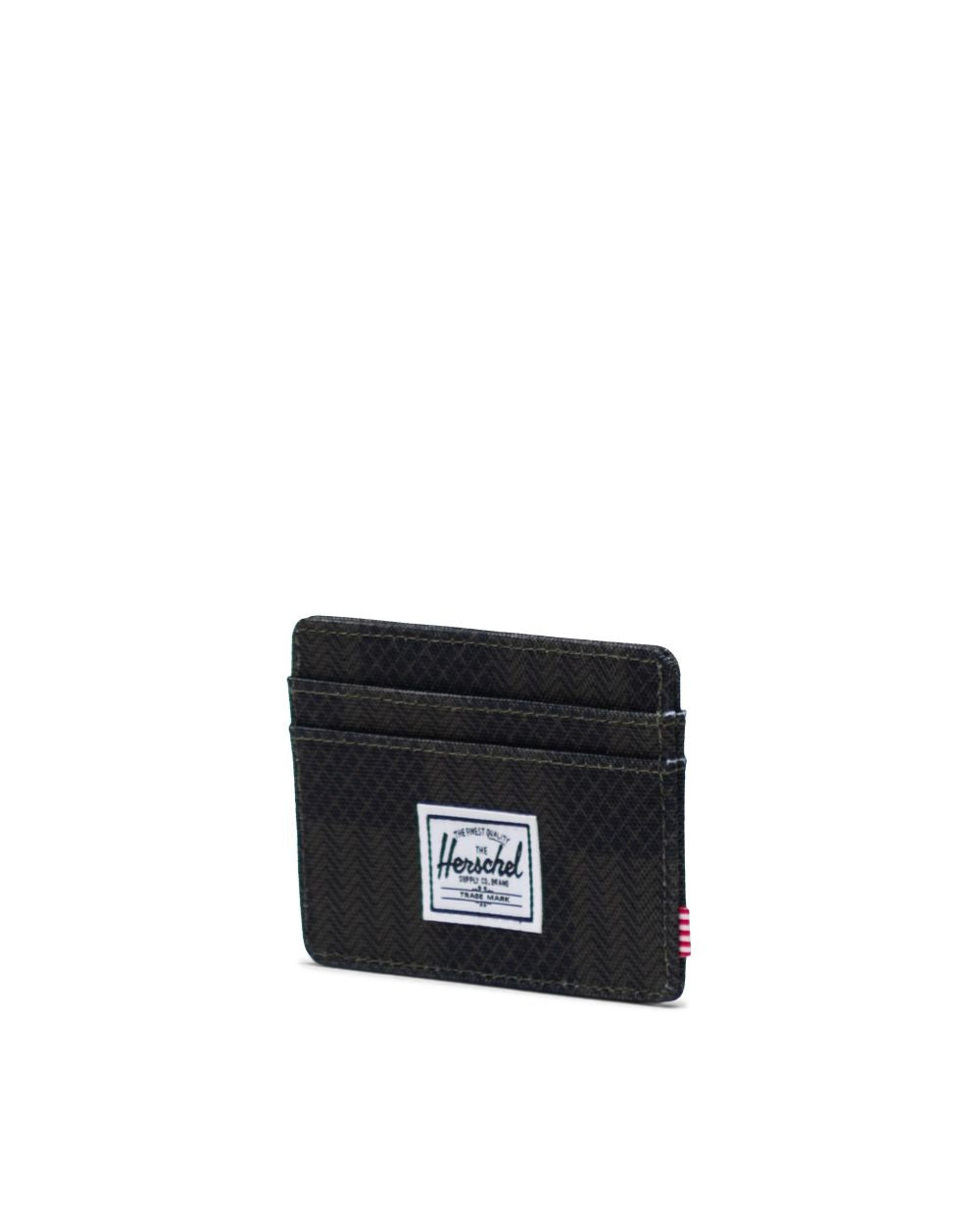 Charlie Wallet - Black Checkered Textile
