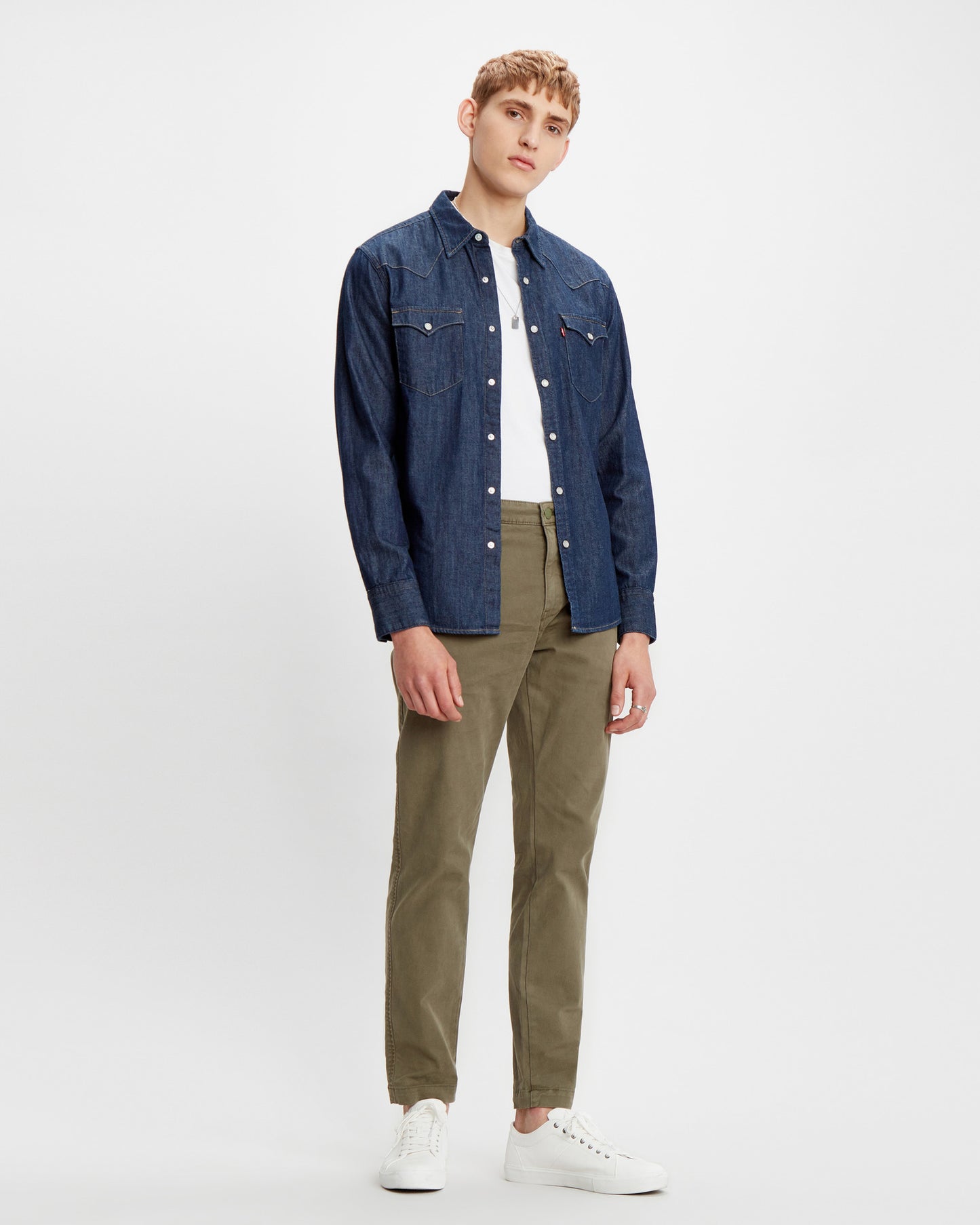 Barstow Western Shirt Standard Red Cast Rinse