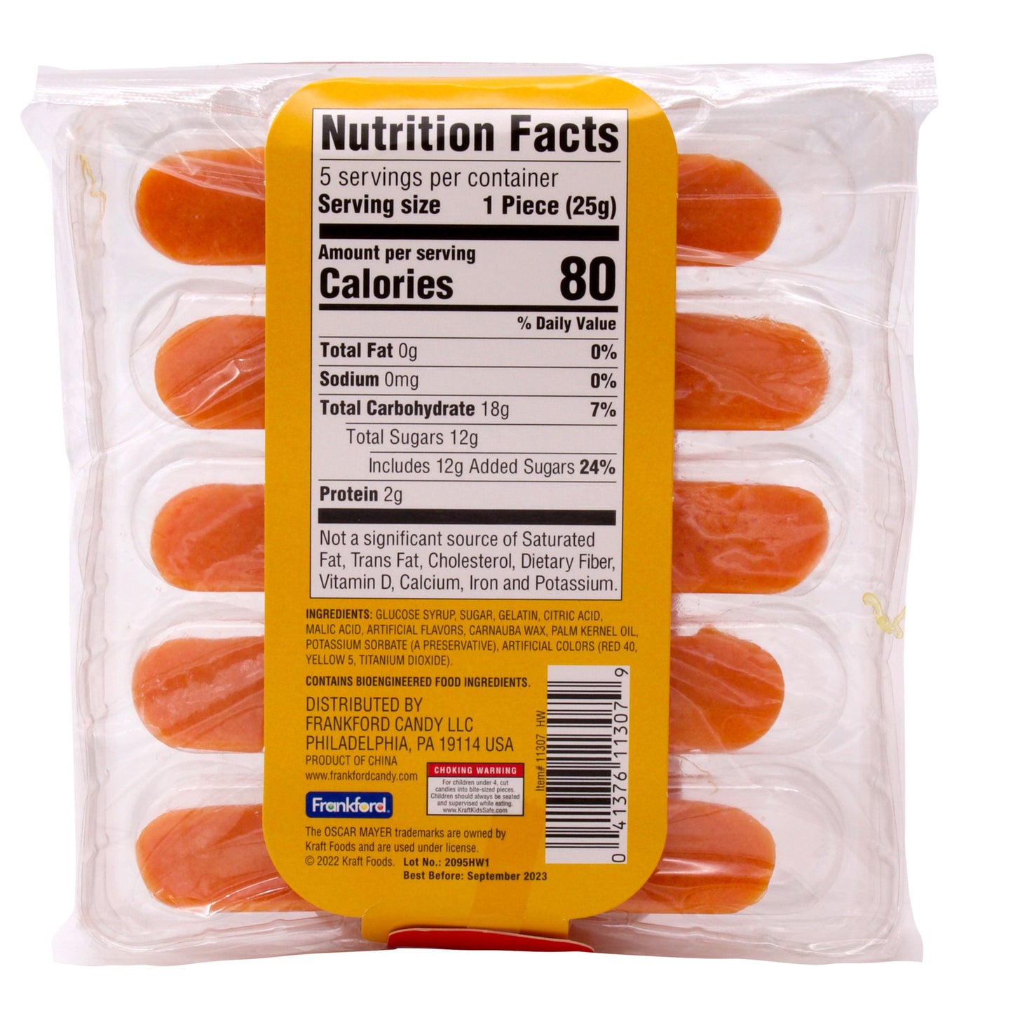 Oscar Mayer Gummy Hot Dogs