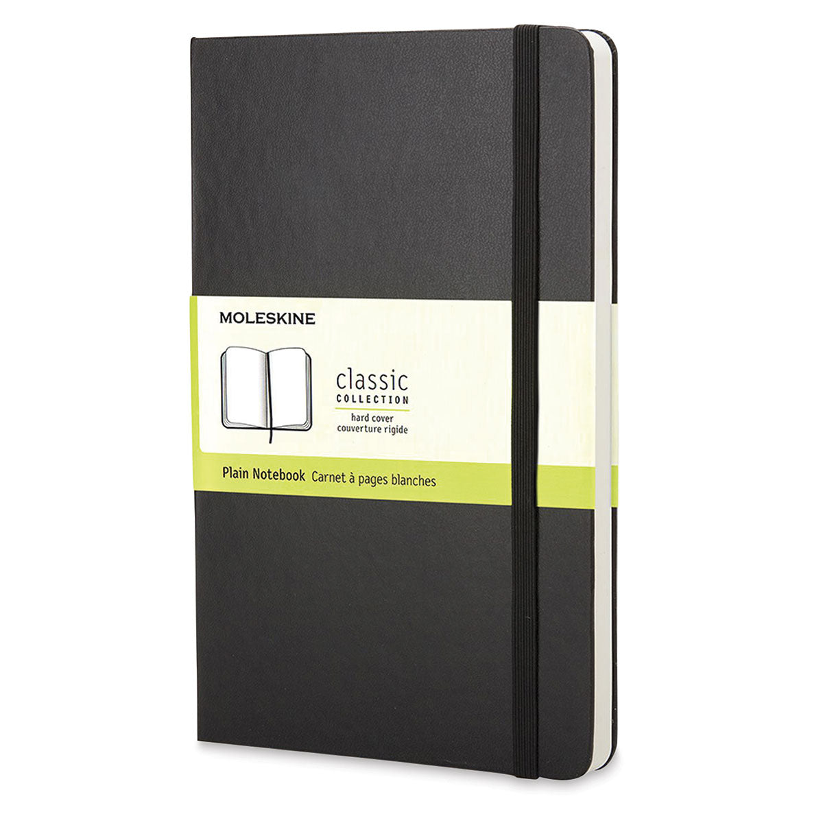 Classic Pocket Plain Hard Cover Journal - Black