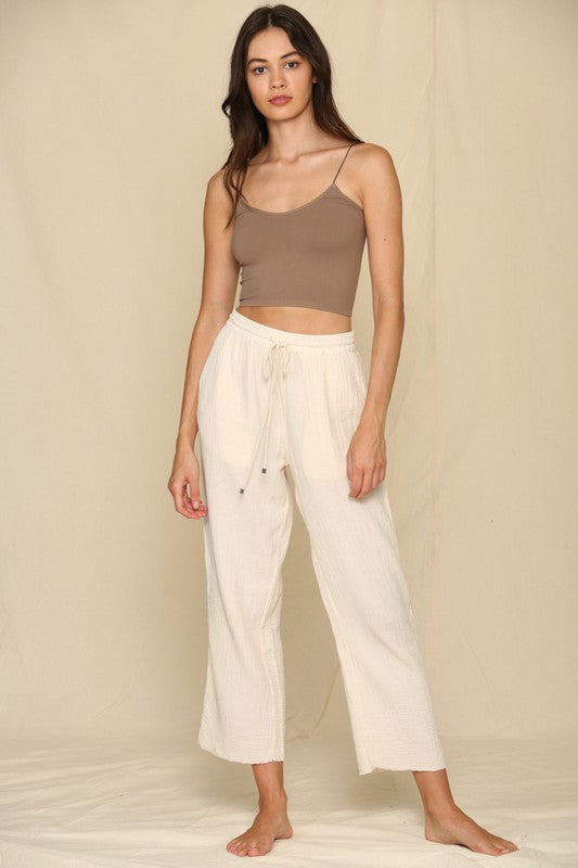 Seamless Elastic Spaghetti Brami New Mocha