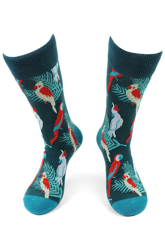 Men's Tropical Birds Socks