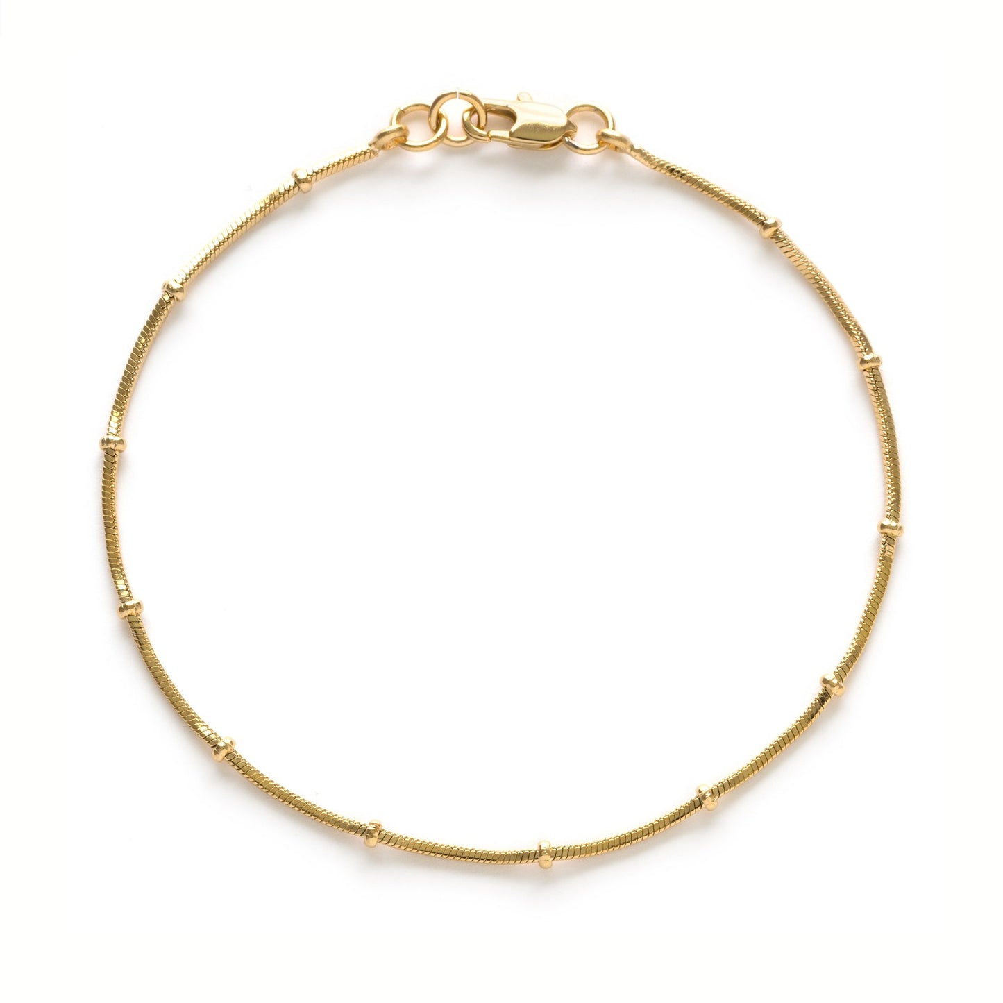 Snake Bead Chain Bracelet