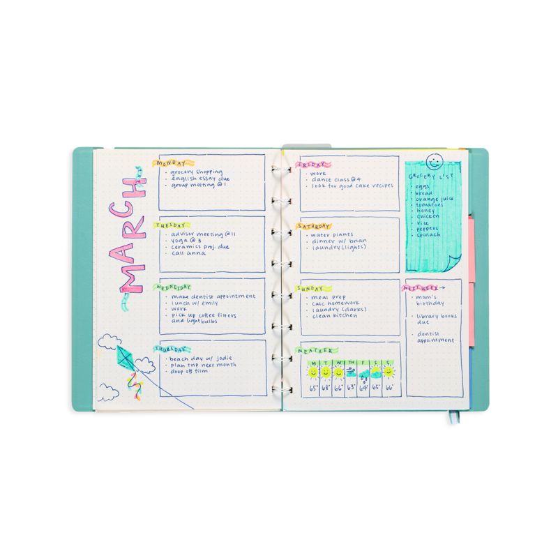 Dual Liner Double-Ended Neon Highlighters - Set of 6