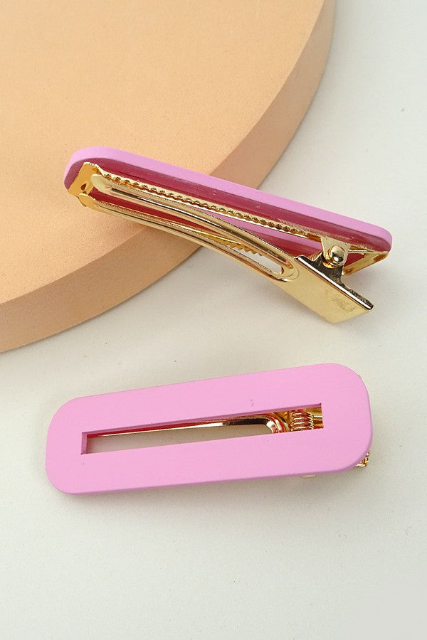 Soft Rubber Large 2 Pk Hair Clip