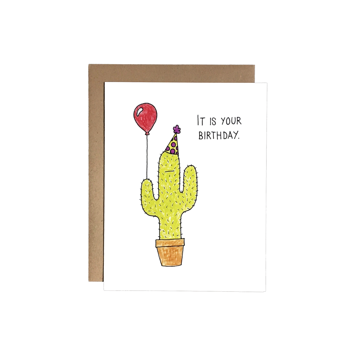 Birthday Cactus Card