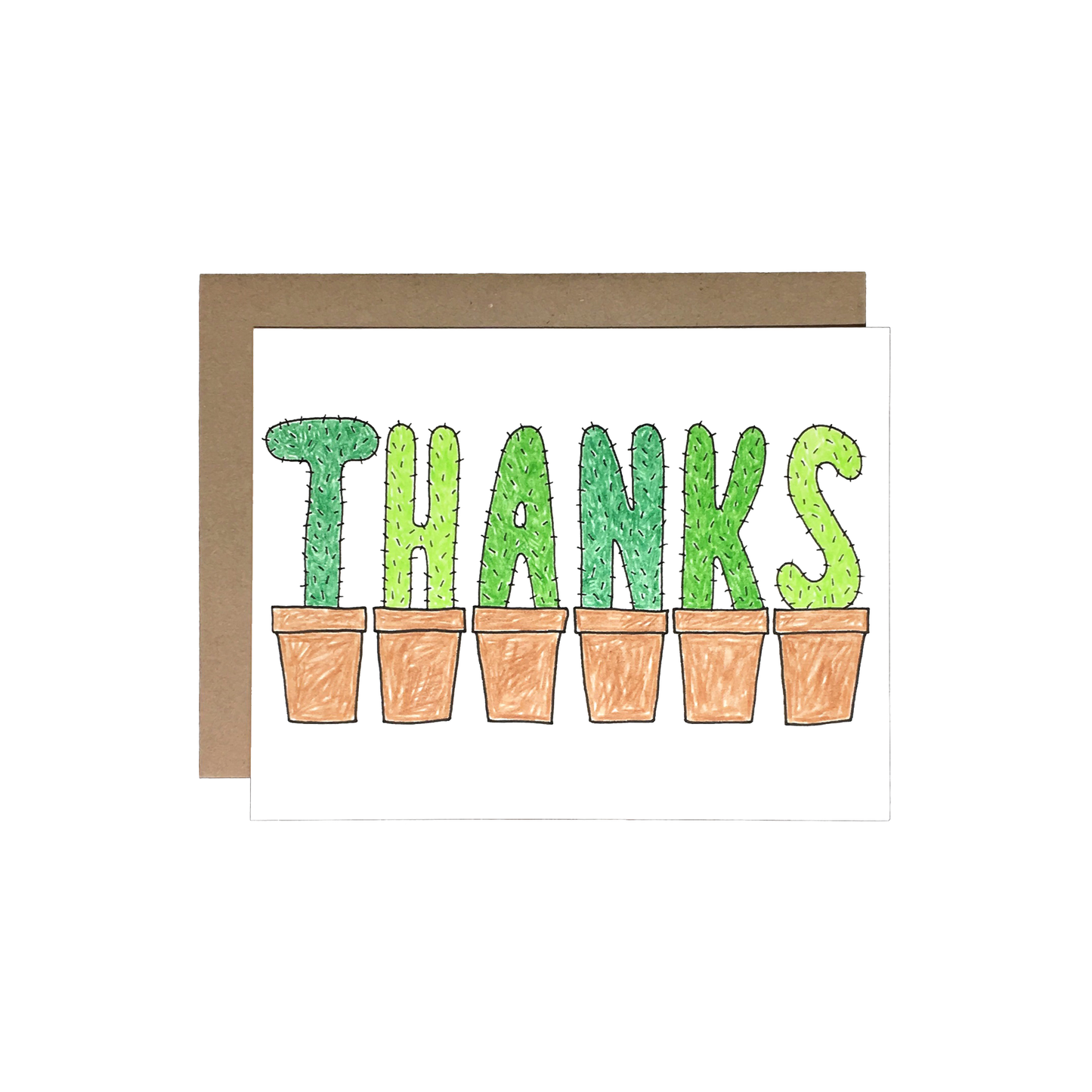 Thank You Cactus Card