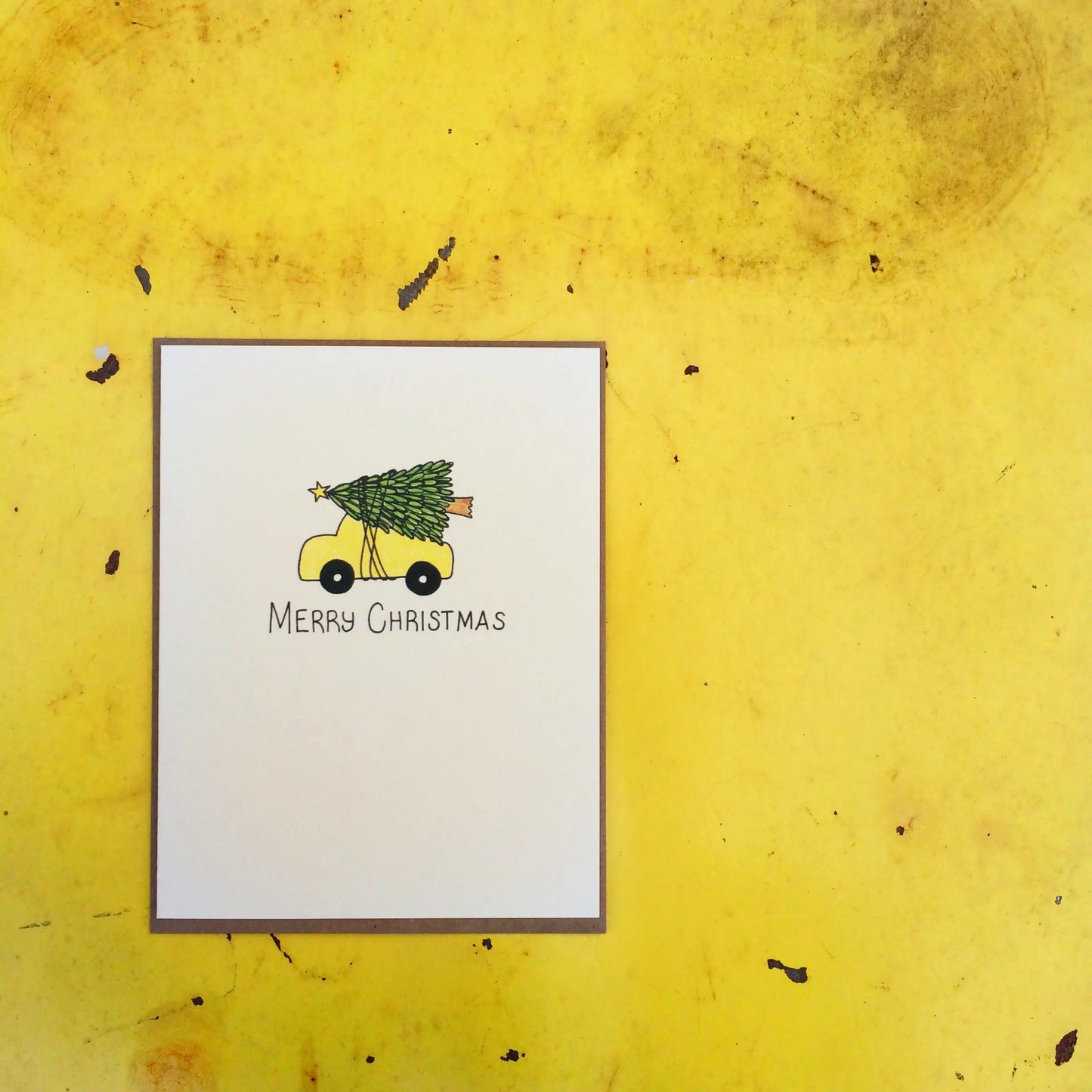 Christmas Car Card