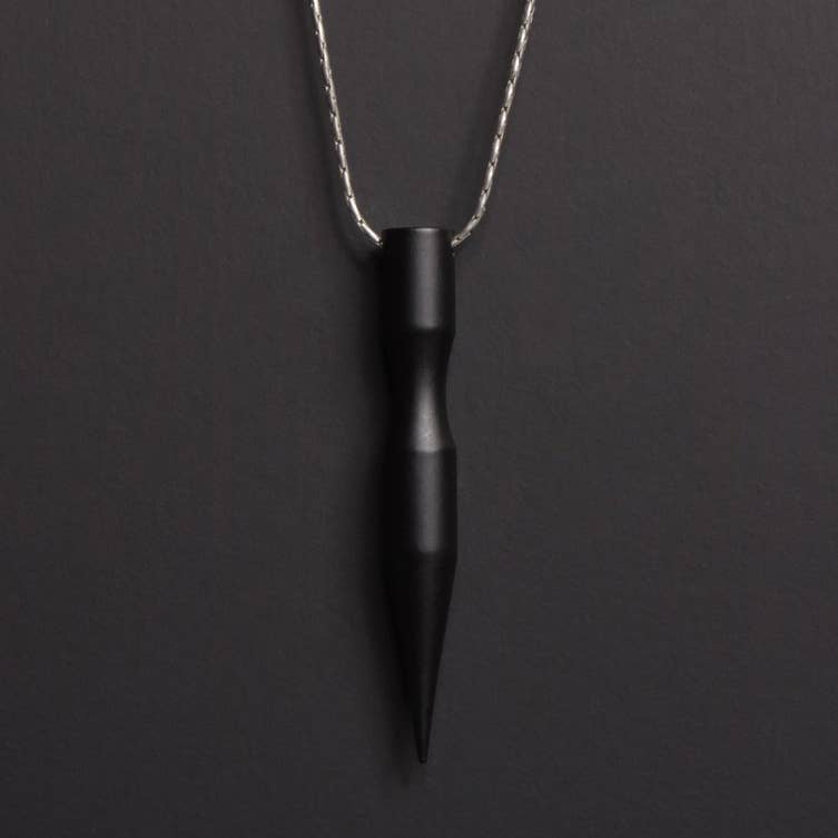 Black Spike Men's Necklace