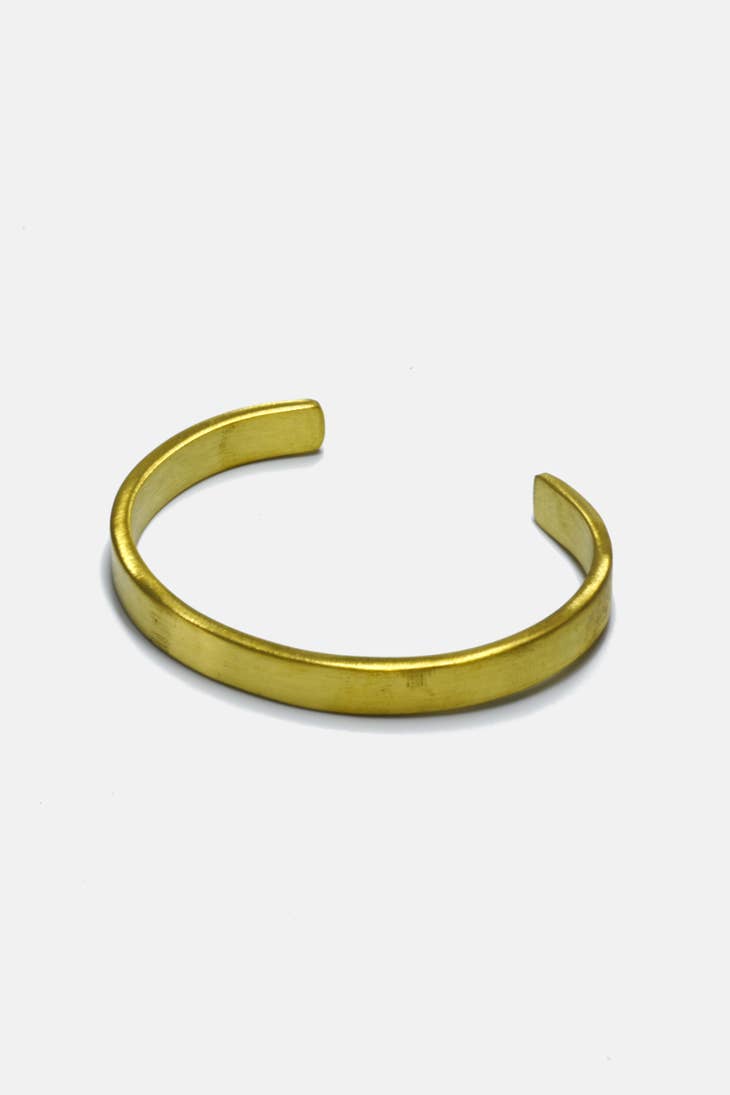 Wide Brass Cuff